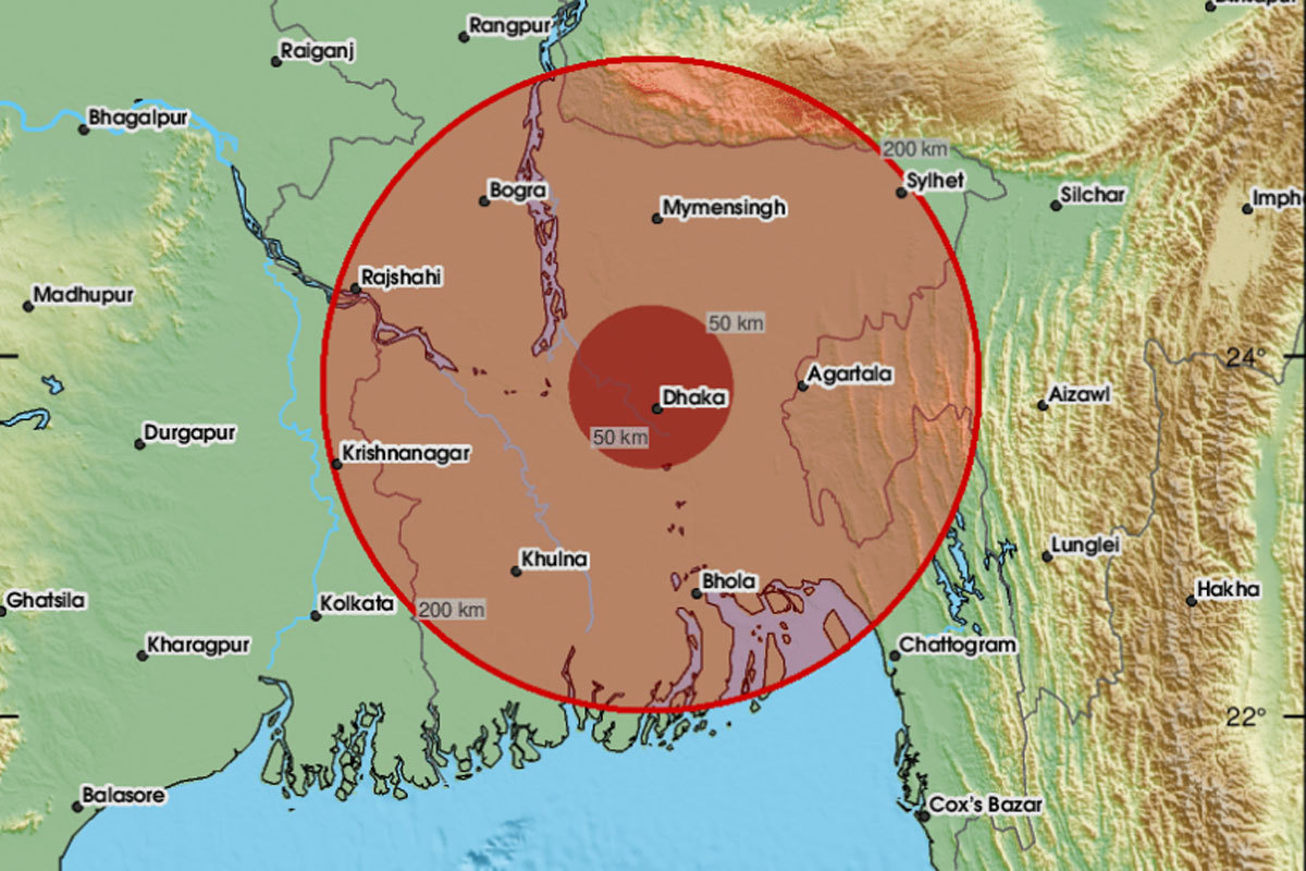Al menos 80 heridos por un terremoto de magnitud 5.6 en Bangladesh