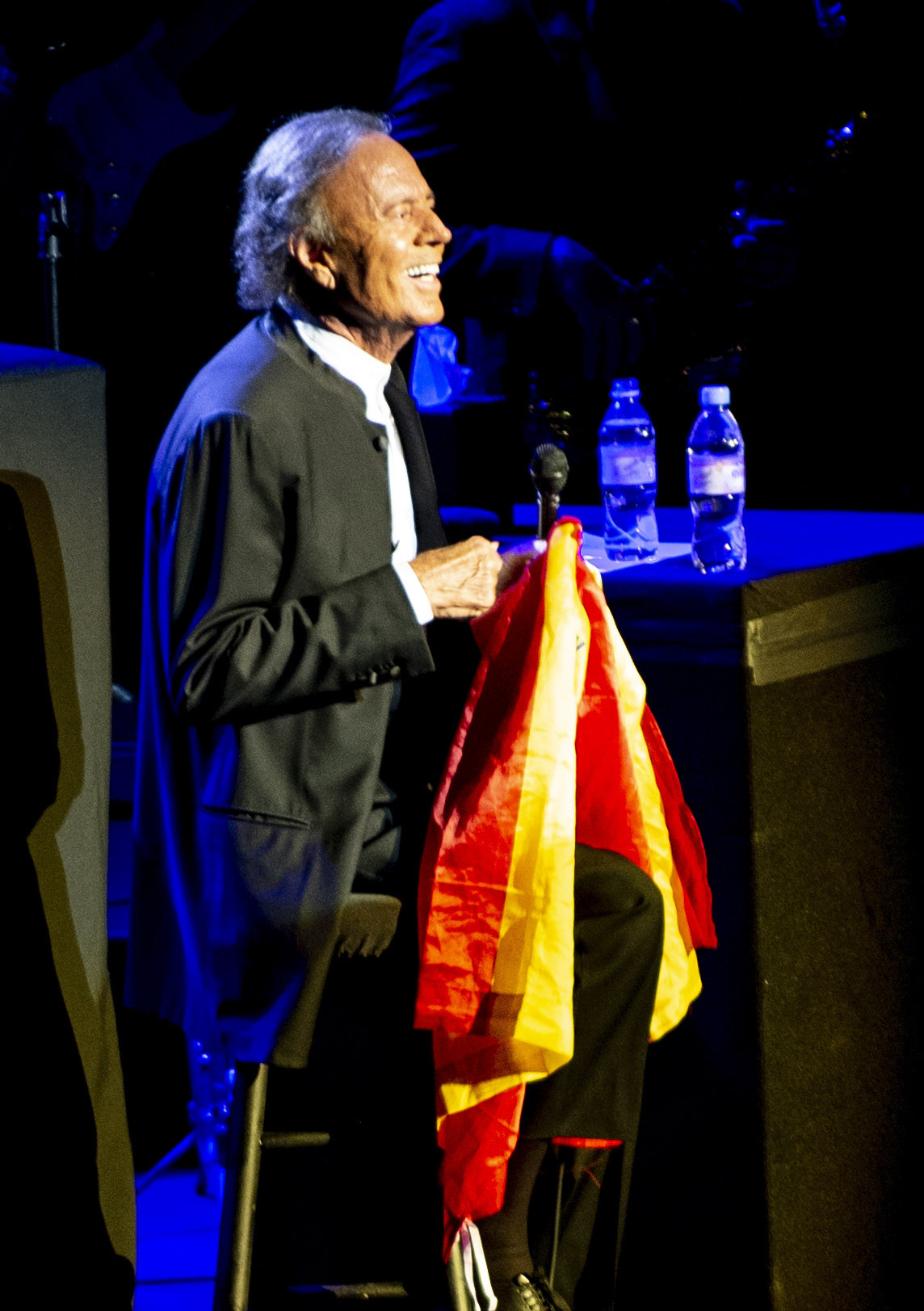 Julio Iglesias en una actuación en el Royal Albert Hall de Londres en 2019.