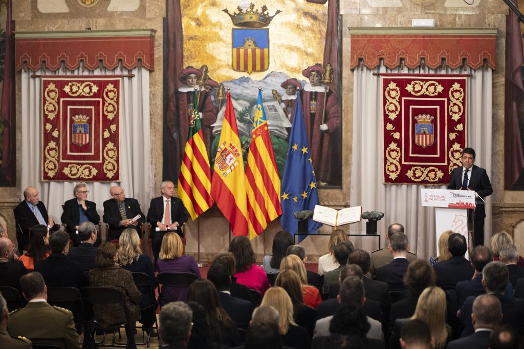 Acto institucional de la Generalitat por el Día de la Constitución, en Castellón.