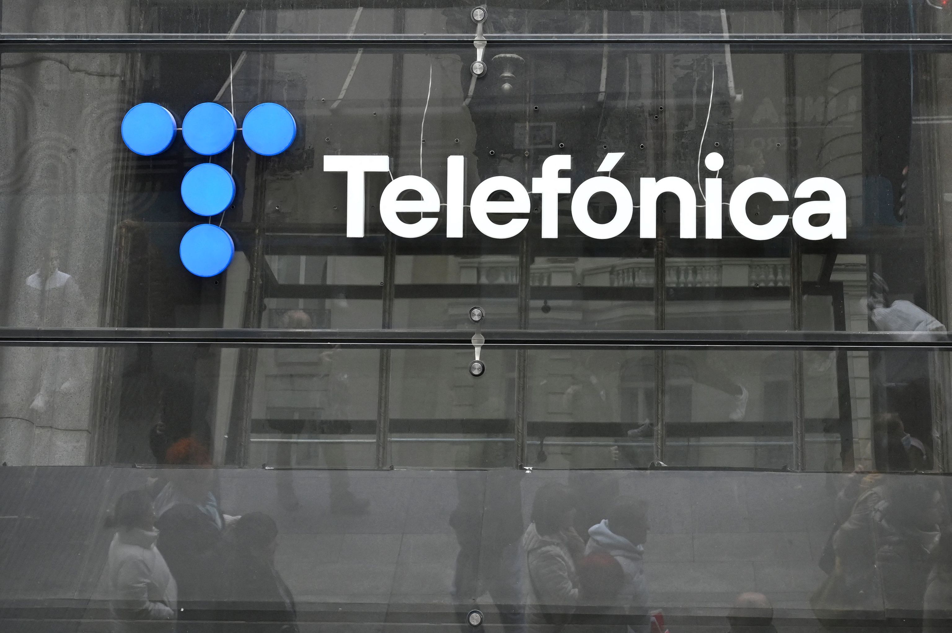Logo de Telefnica.