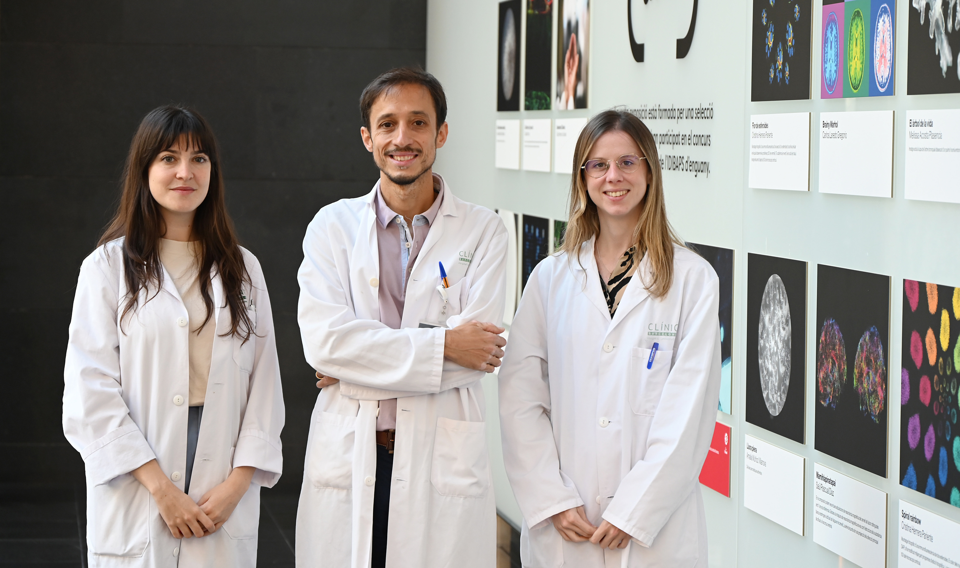 Maria Ortuo, Joaquim Radu y Lydia Fortea, coautores del metaanlisis coliderado por el Clnic/Idibaps.
