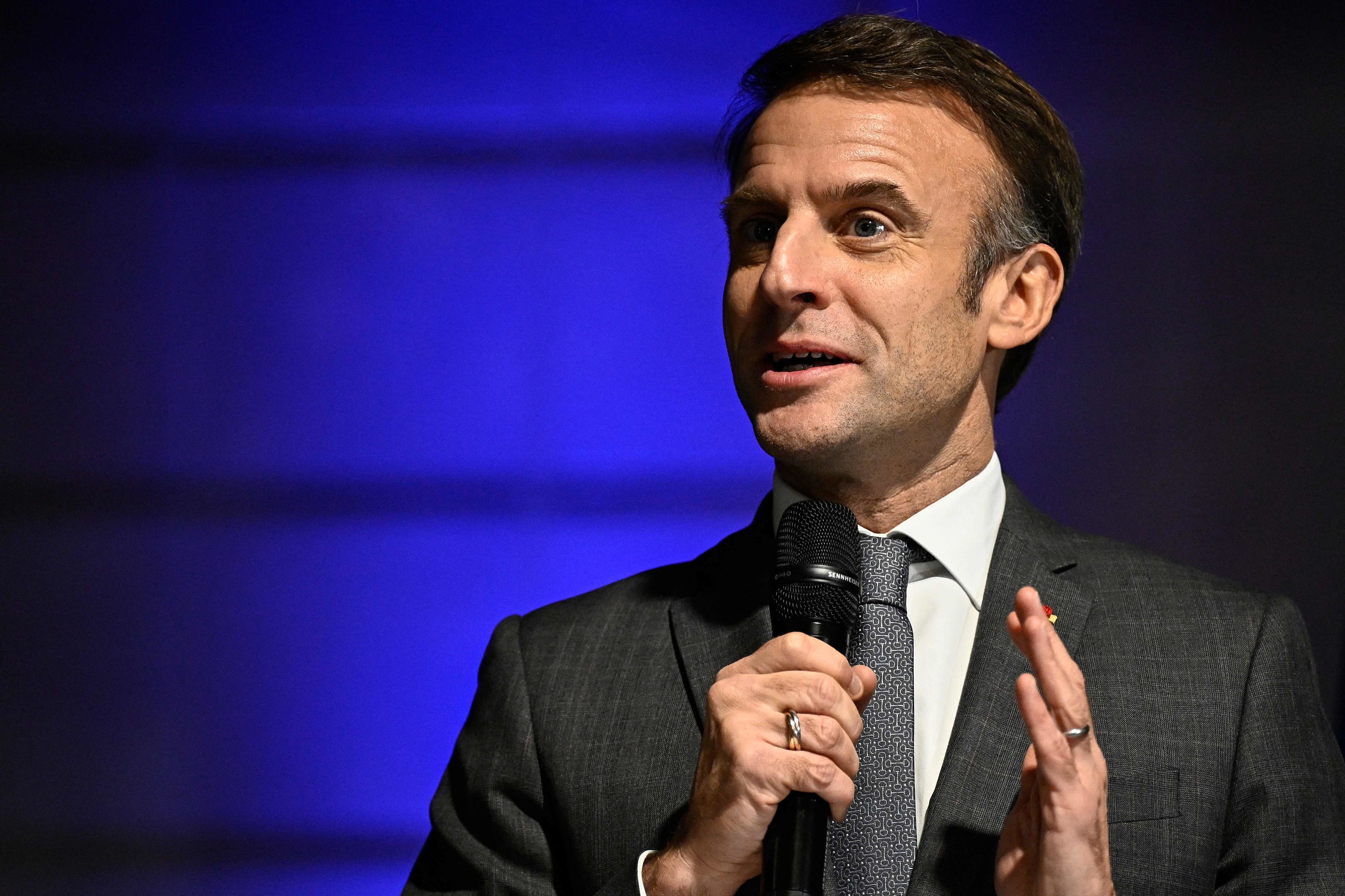 El presidente francs, Emmanuel Macron
