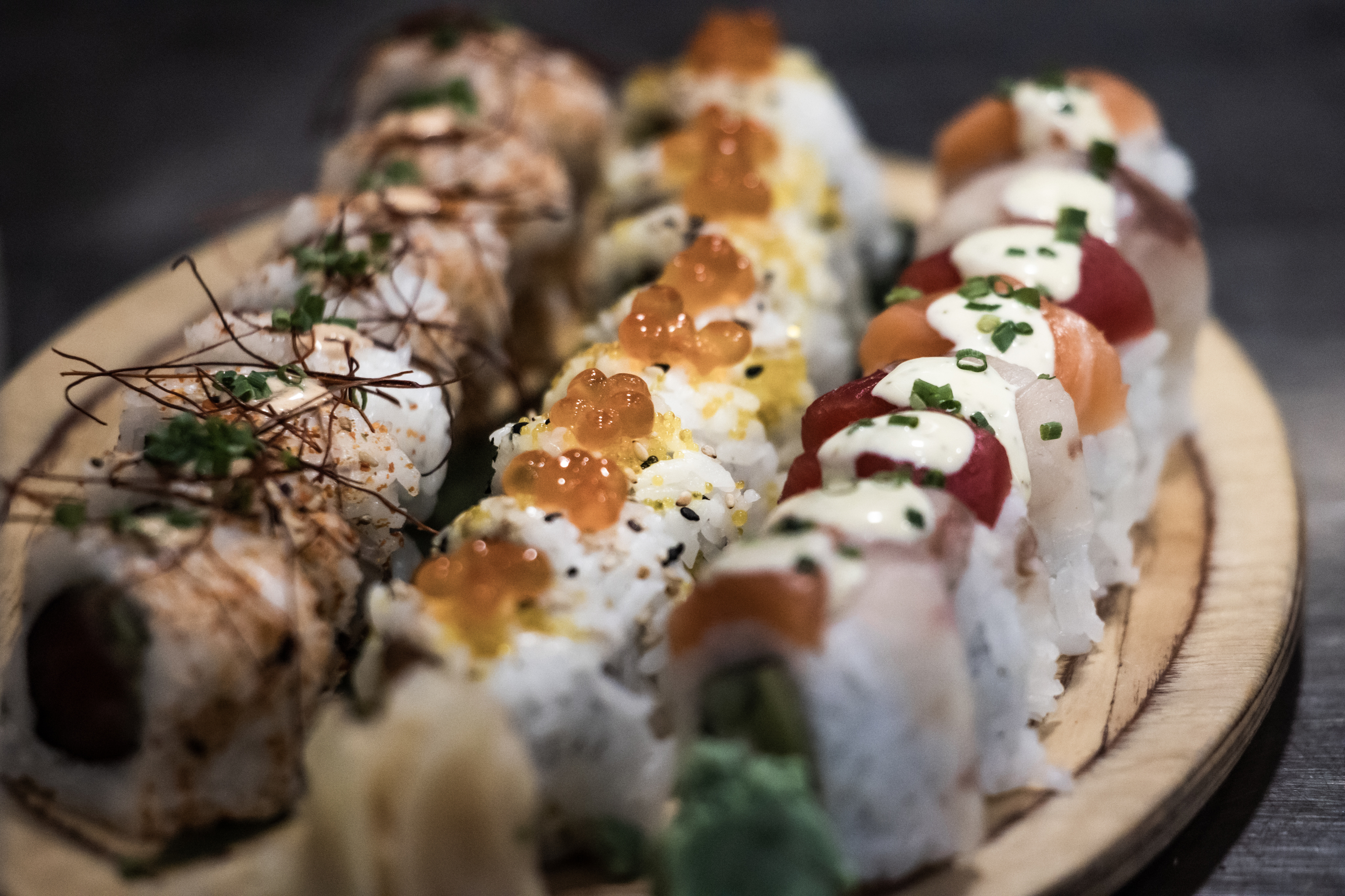 El sushi, una de las especialidades del grupo.
