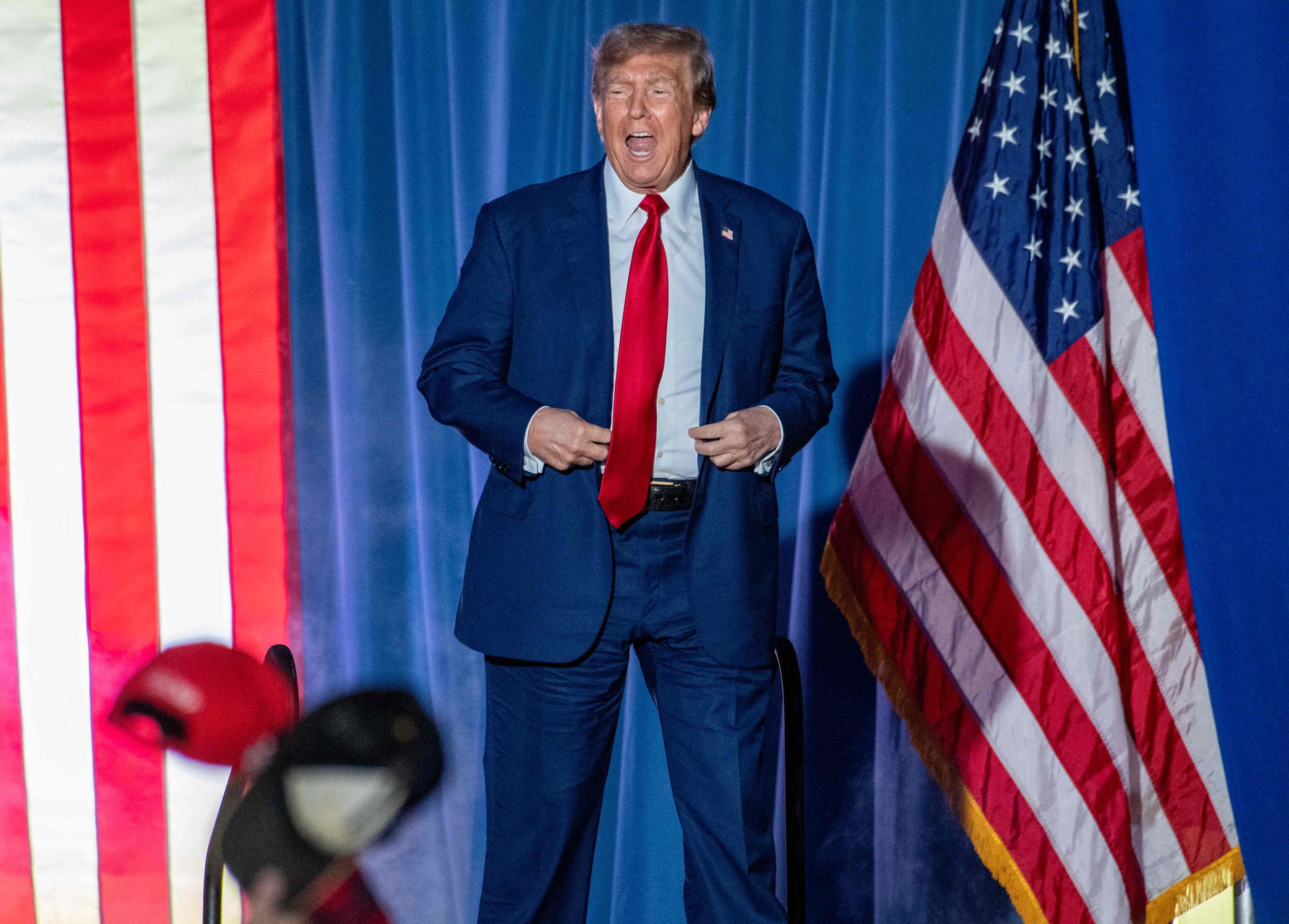 Donald Trump, en el Center Arena de Durham, New Hampshire, el pasado 16 de diciembre.