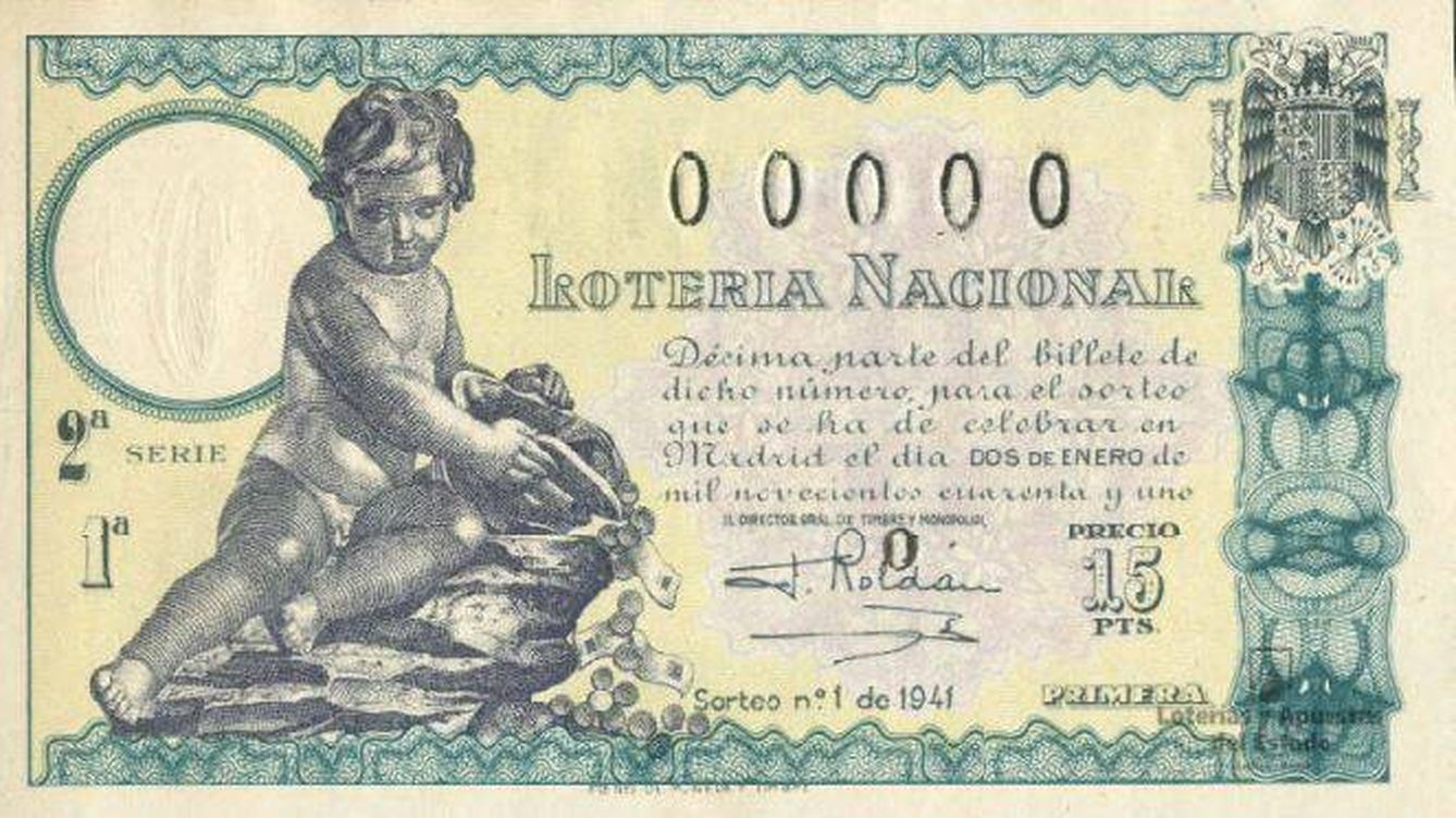 Dcimo de la Lotera de El Nio de 1941.