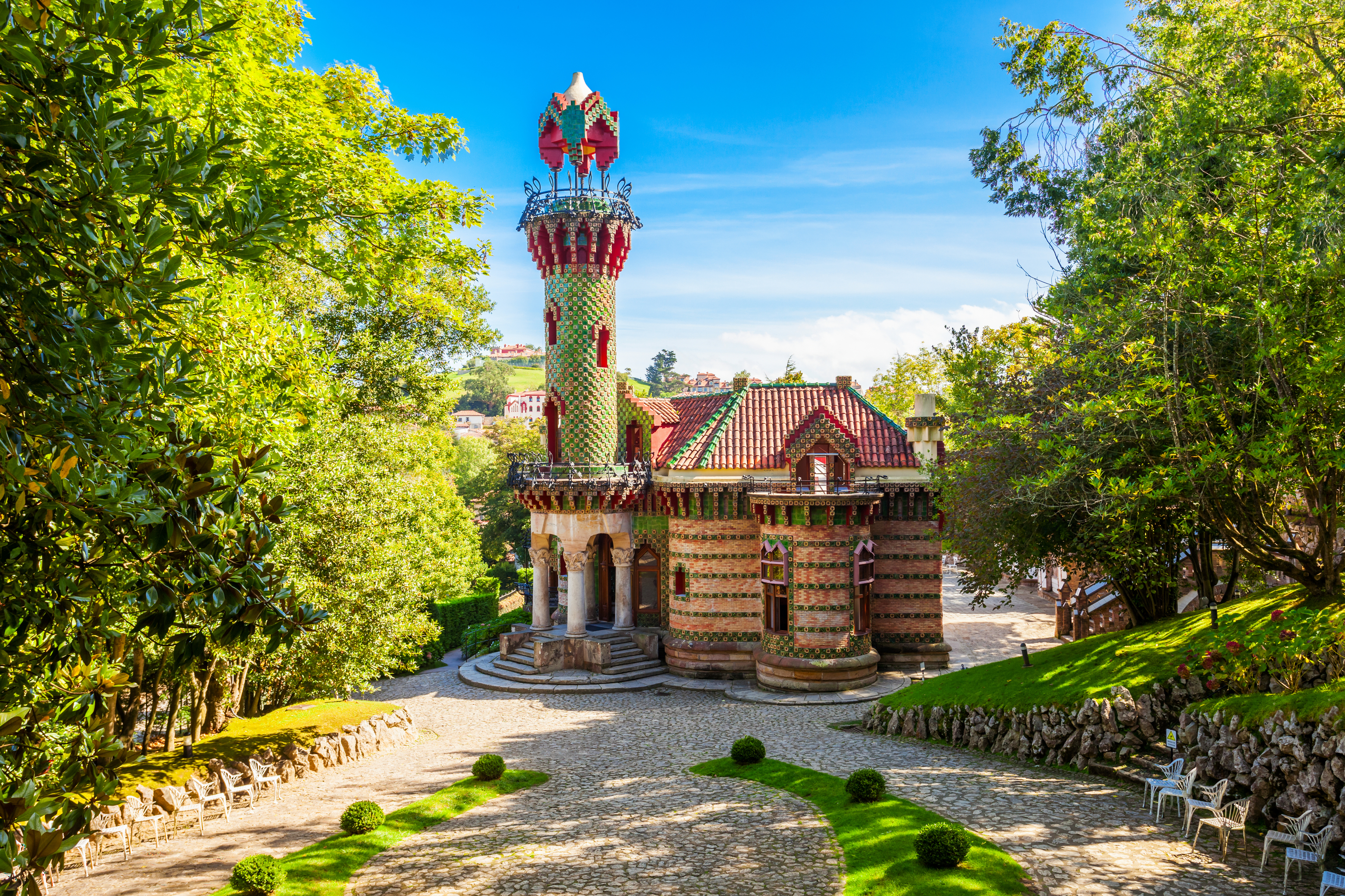 El Capricho de Gaudí, en Comillas (Cantabria).