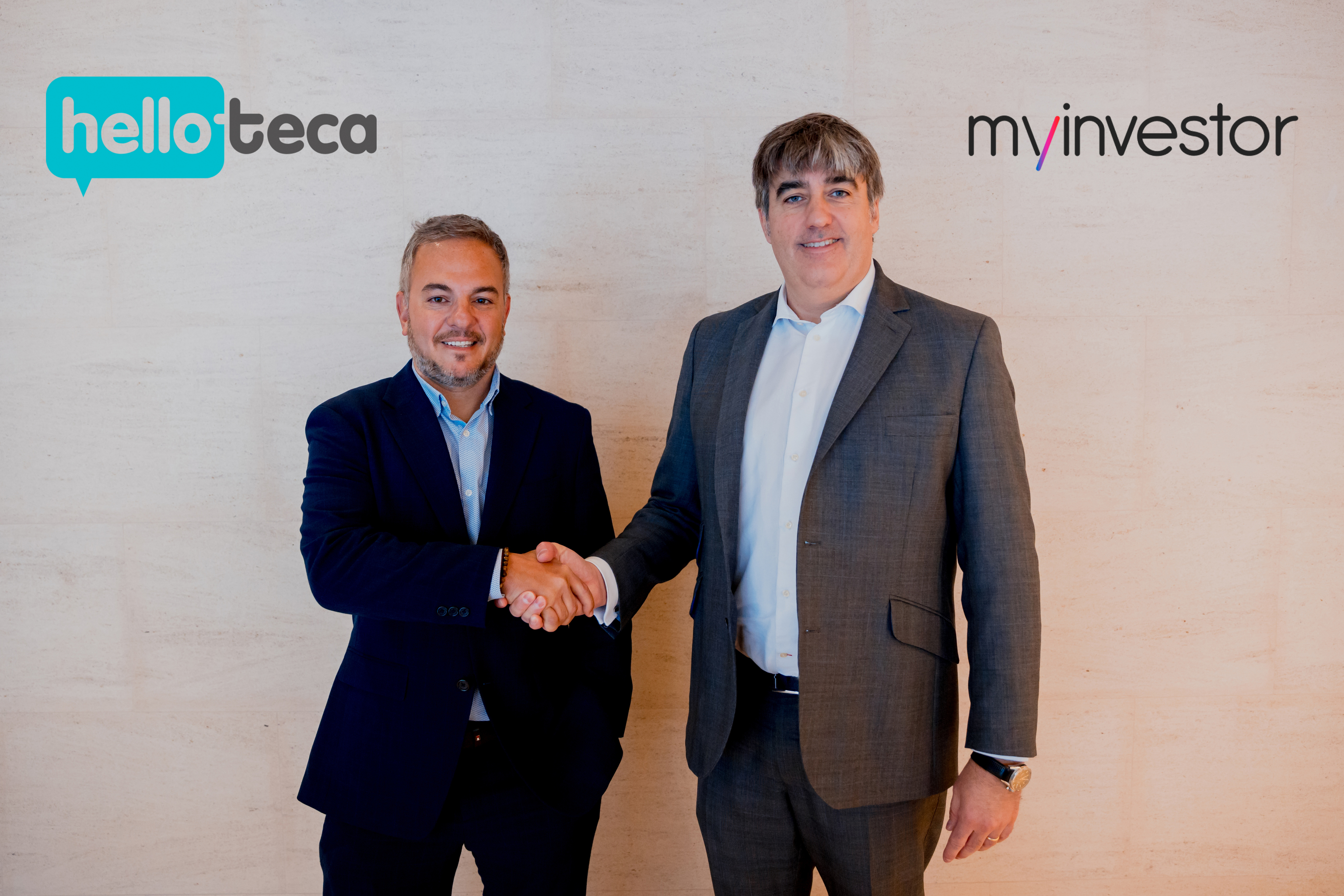 Carlos Aso, vicepresidente de MyInvestor, y Juan Pablo Caturini, fundador y CEO de Helloteca.