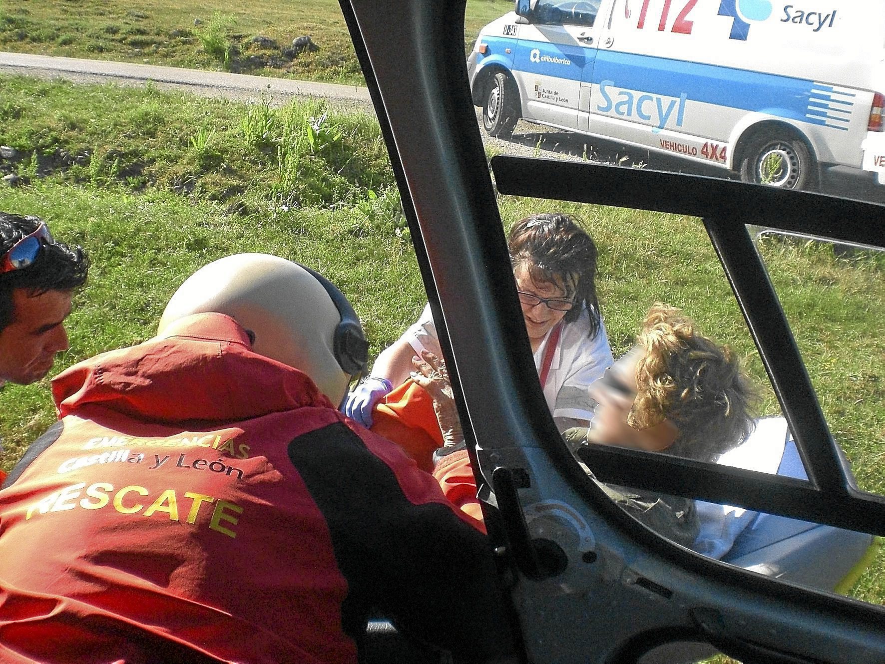 Imagen de archivo de un rescate con helicptero en Castilla y Len.