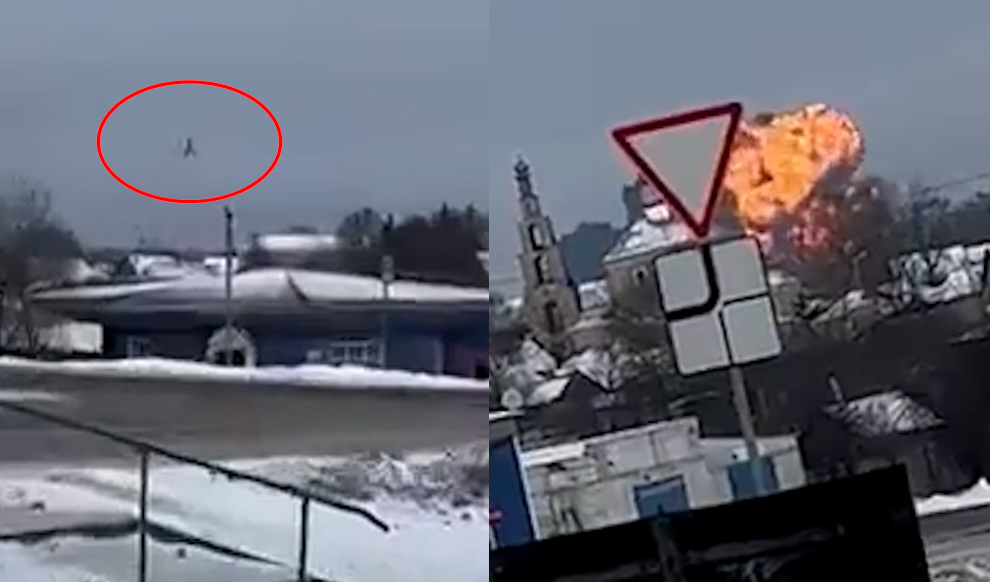 Se estrella un avión ruso que devolvía prisioneros de guerra ucranianos a casa