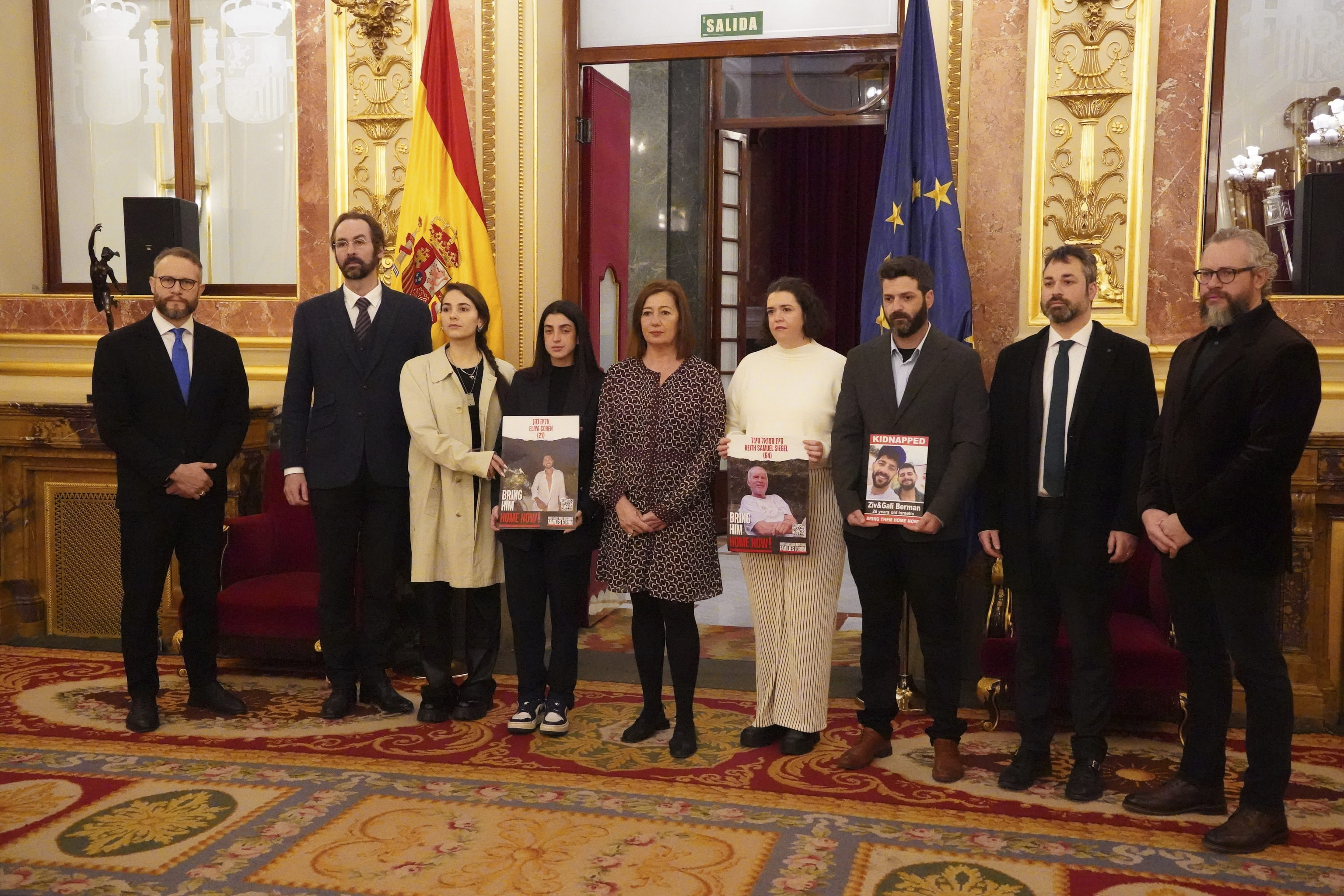 Familiares de rehenes israelíes de visita en España: «Exijo a Netanyahu que los traiga a casa»