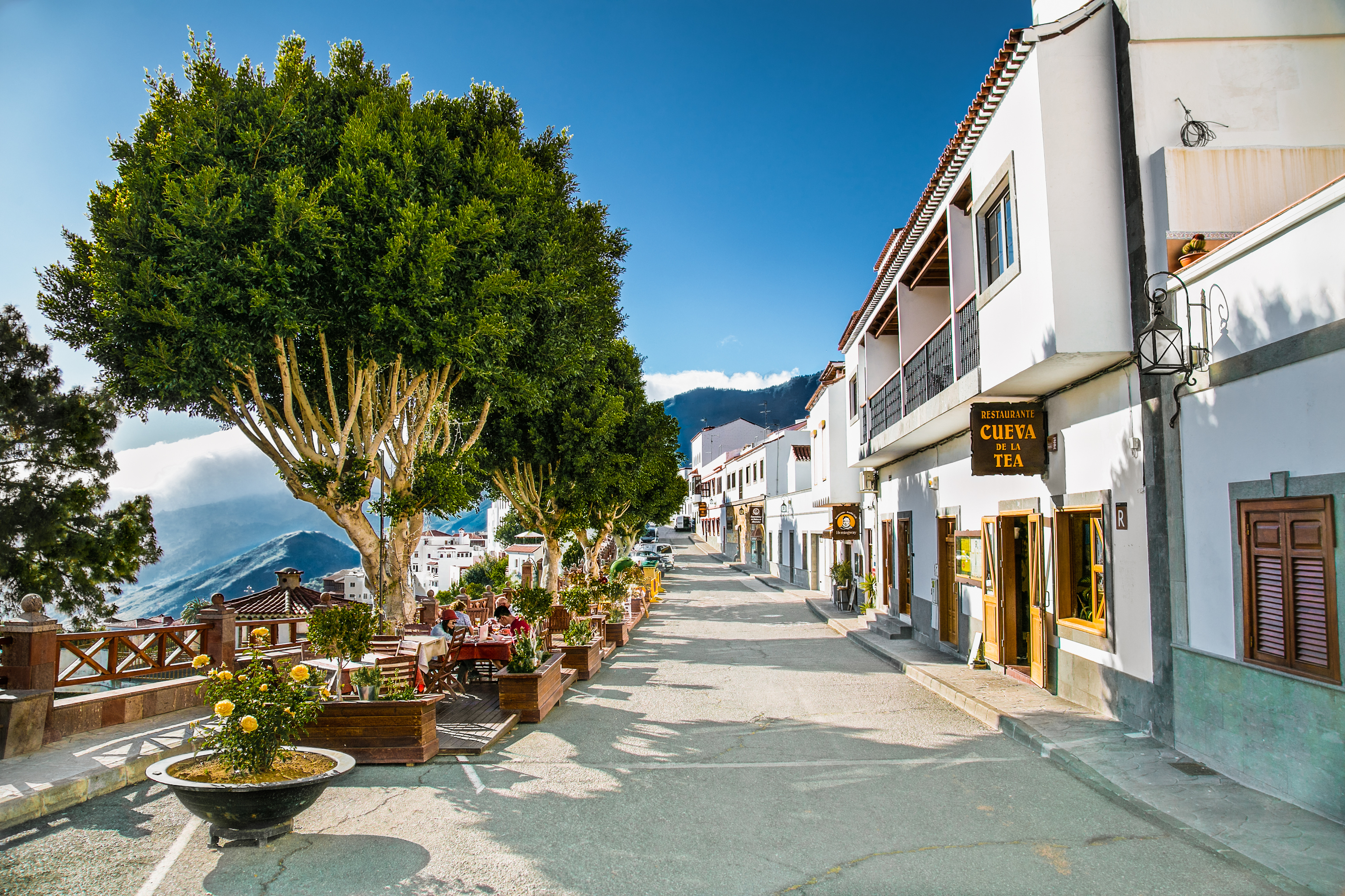 El pueblo de Tejeda, en Gran Canaria, donde se ha rodado algún capítulo de la serie 'Black Mirror'