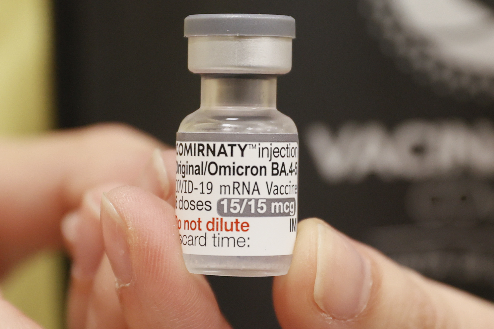 Un vial de la vacuna de Pfizer-BioNTech contra el Covid-19.