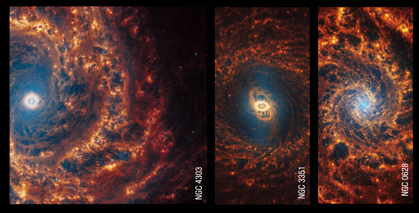 Galaxias observadas por el Webb.