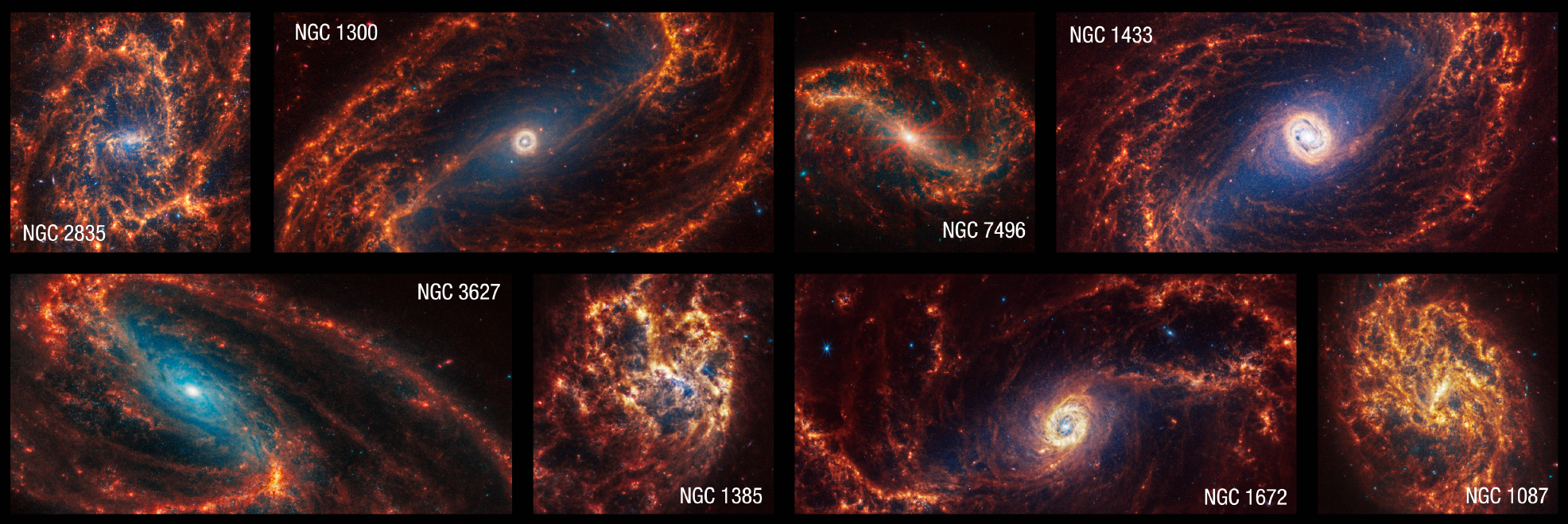 Galaxias observadas por el Webb