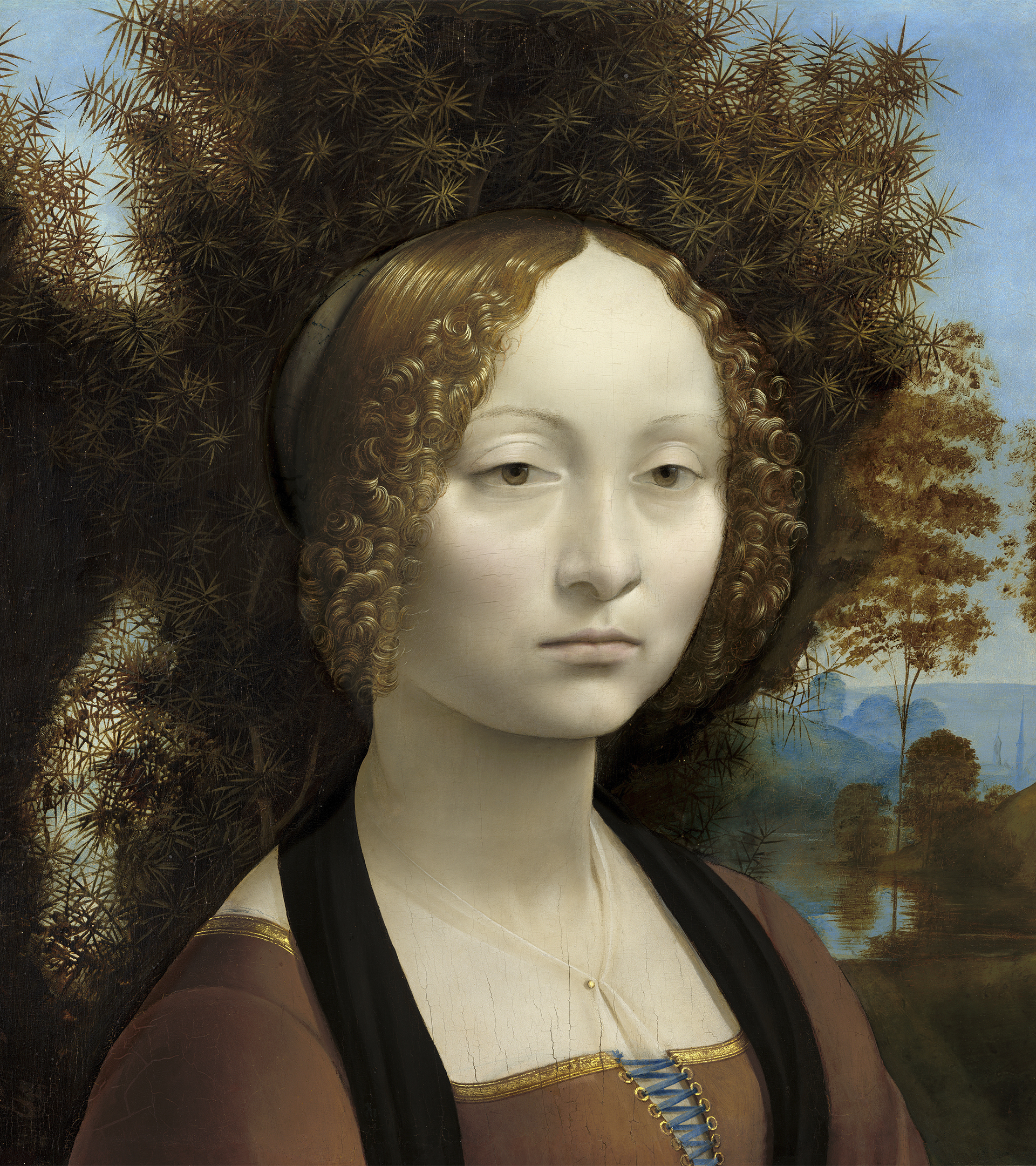 Ginebra de Benci, de Leonardo Da Vinci.