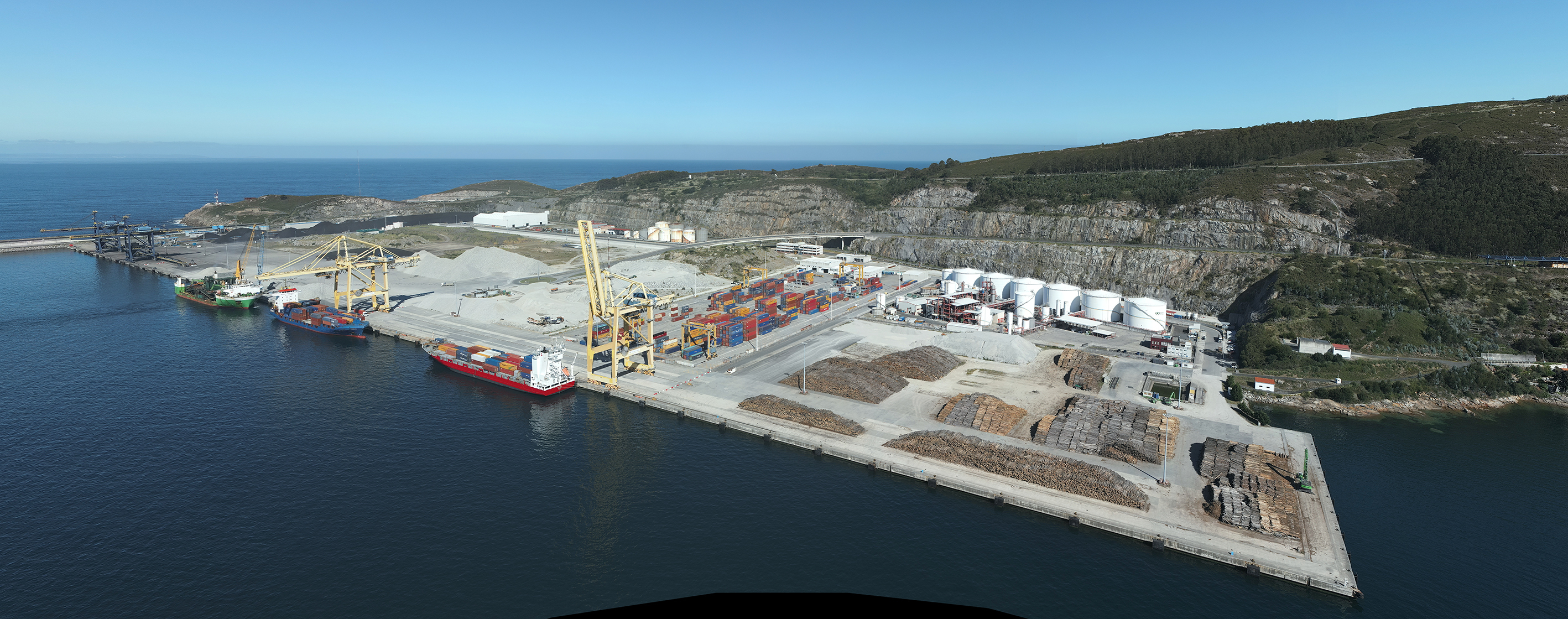 Imagen del Puerto Exterior de El Ferrol