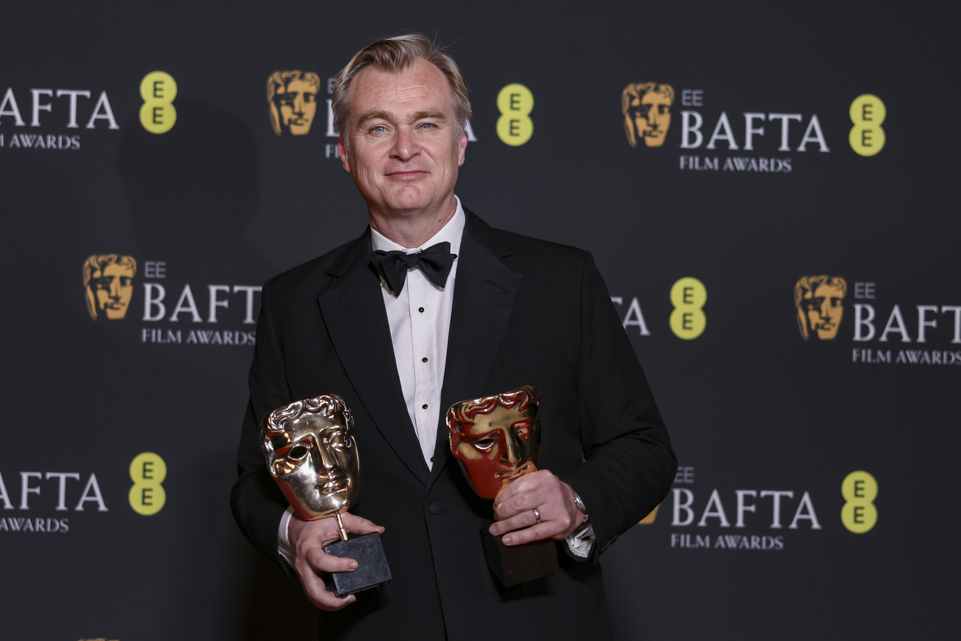 Christopher Nolan, ganador del premio a la mejor pelcula y direccin por 'Oppenheimer'.