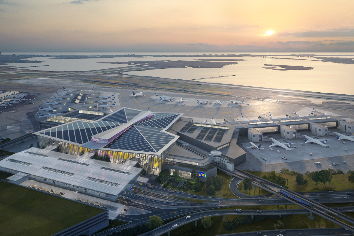 La New Terminal One del Aeropuerto John Fitzgerald Kennedy de Nueva York.