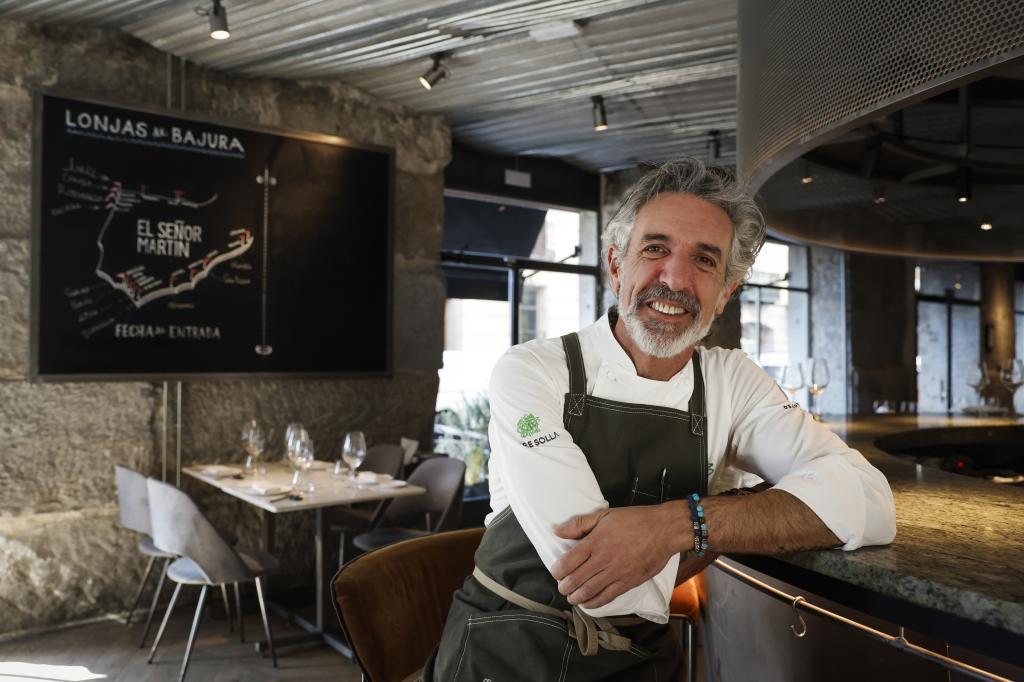 Pepe Solla, en la barra del restaurante Señor Martín, en Madrid.