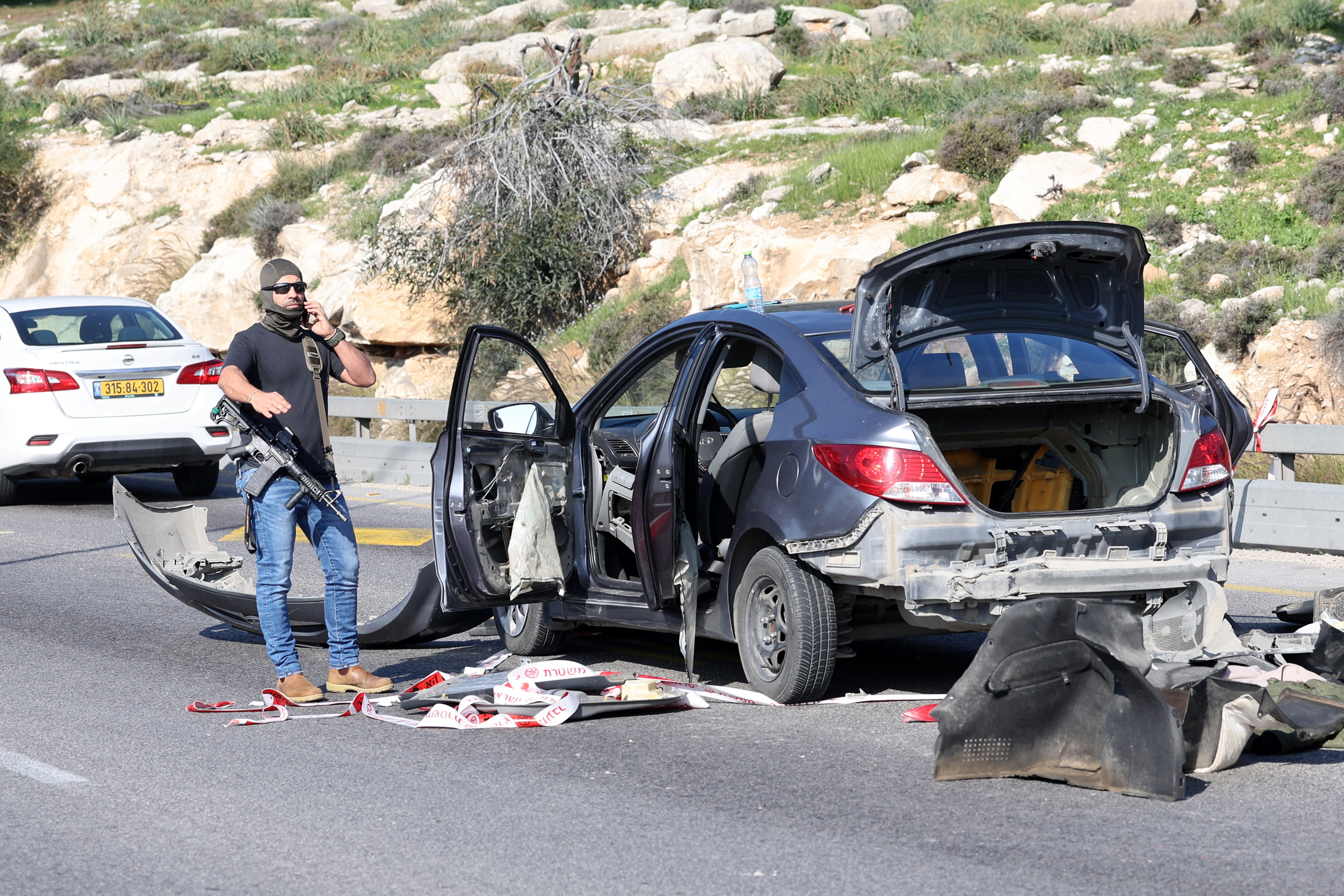 Al menos un muerto y cinco heridos tras un ataque a tiros en una carretera cerca de Jerusalén