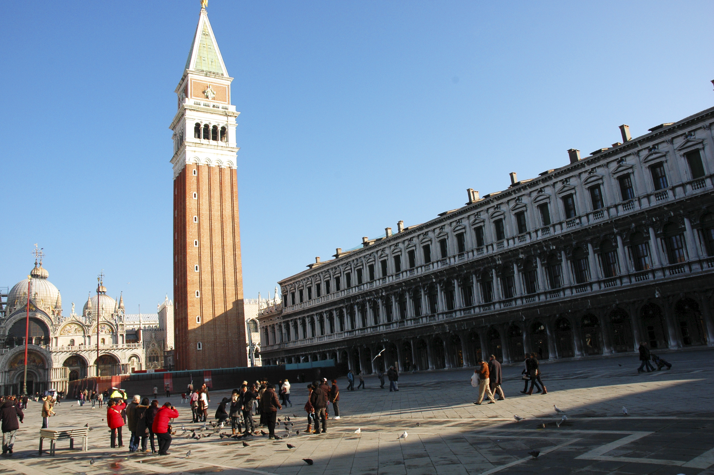 La Plaza de San Marcos en Venecia.