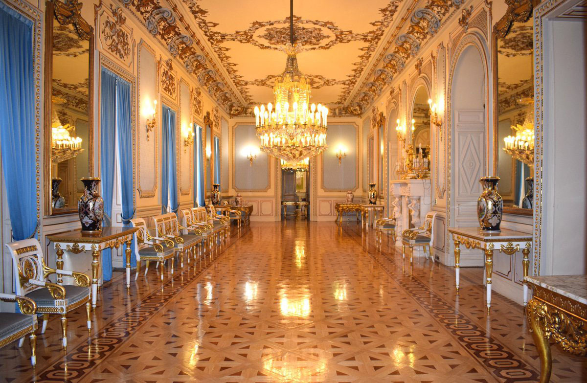 Interior del palacio de Villamejor