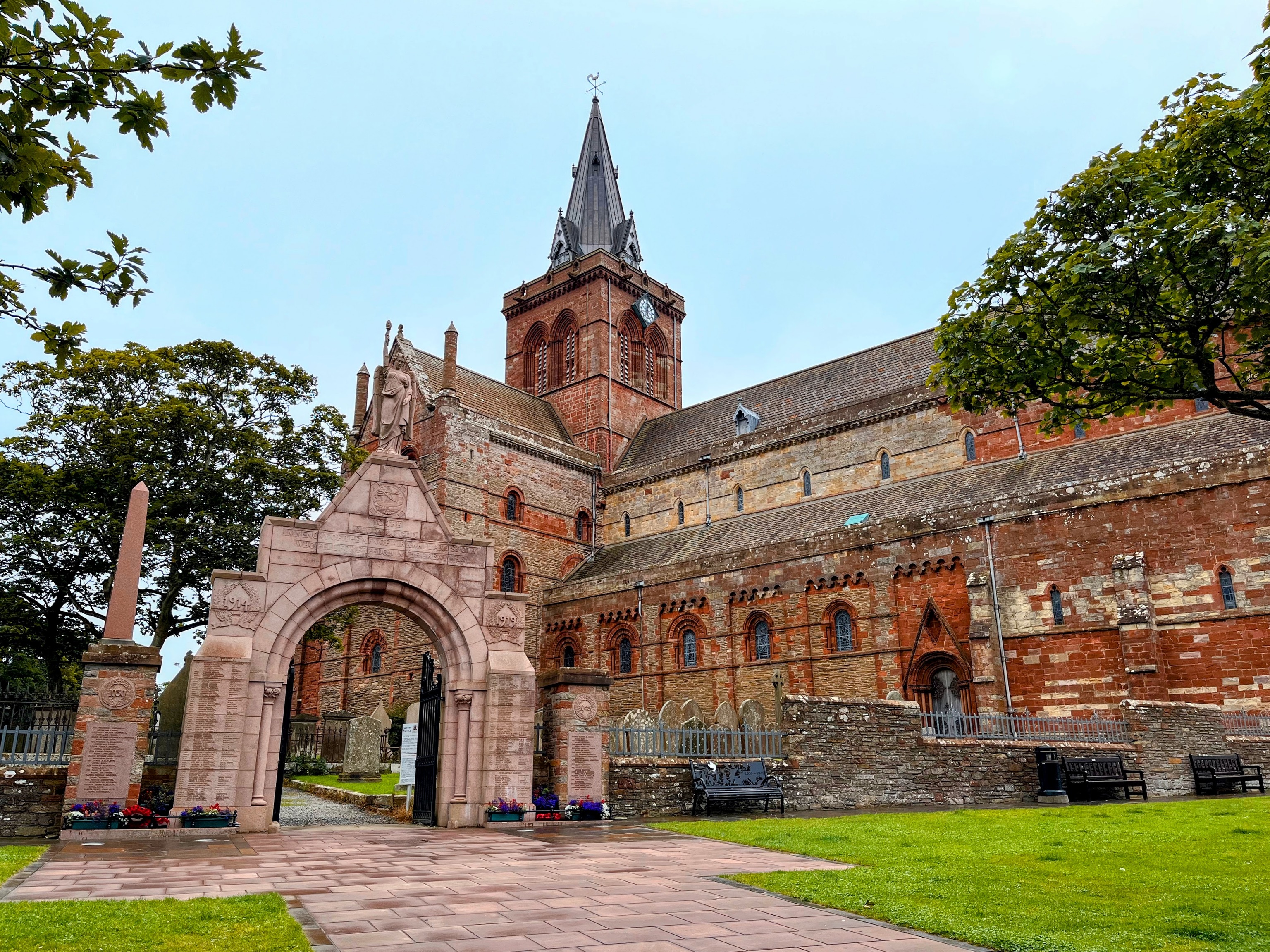 La catedral vikinga de St. Magnus, en Kirkwall.