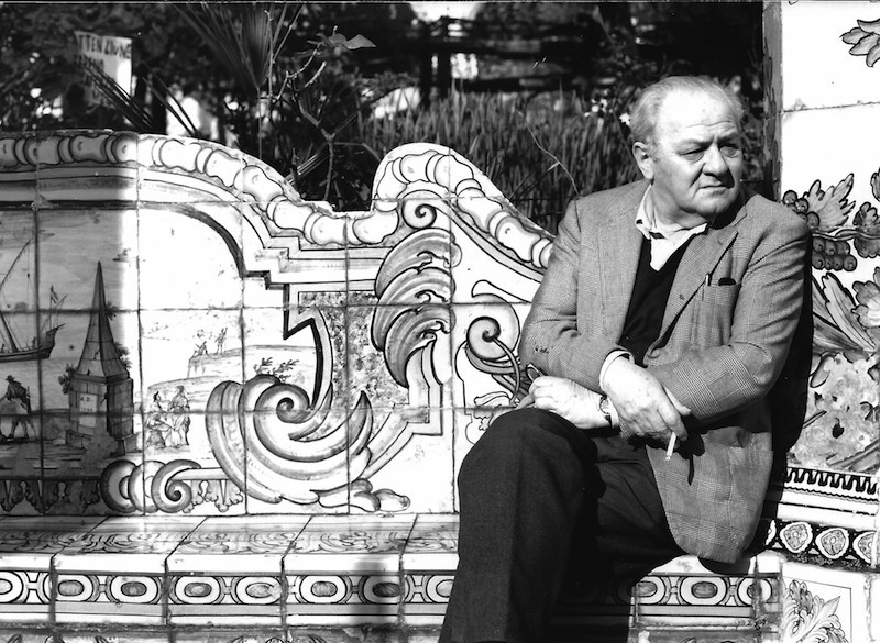 Gustaw Herling-Grudzinski en Npoles en 1988.