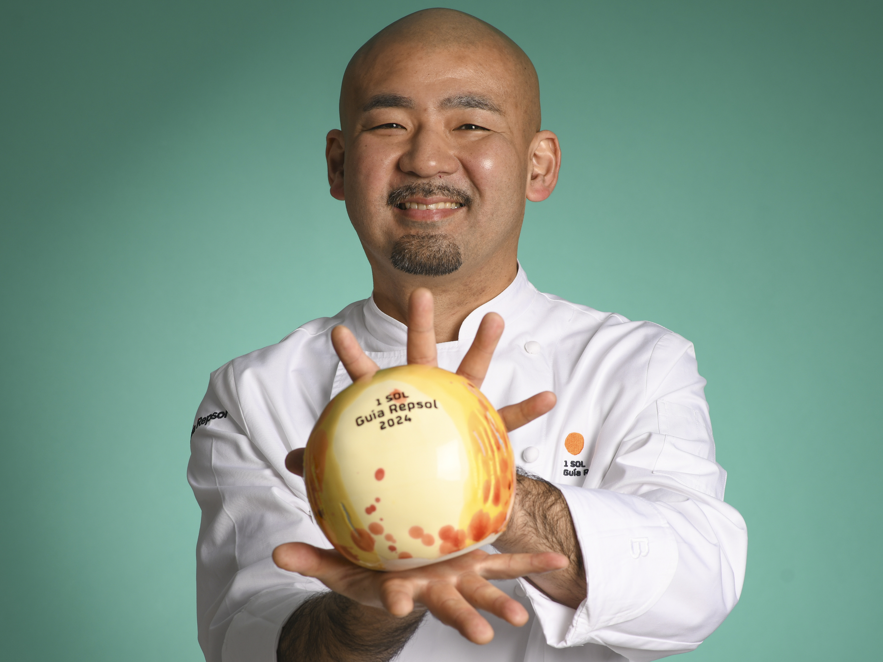 El chef japons de Txispa, Tetsuro Maeda, que ha logrado el segundo Sol.