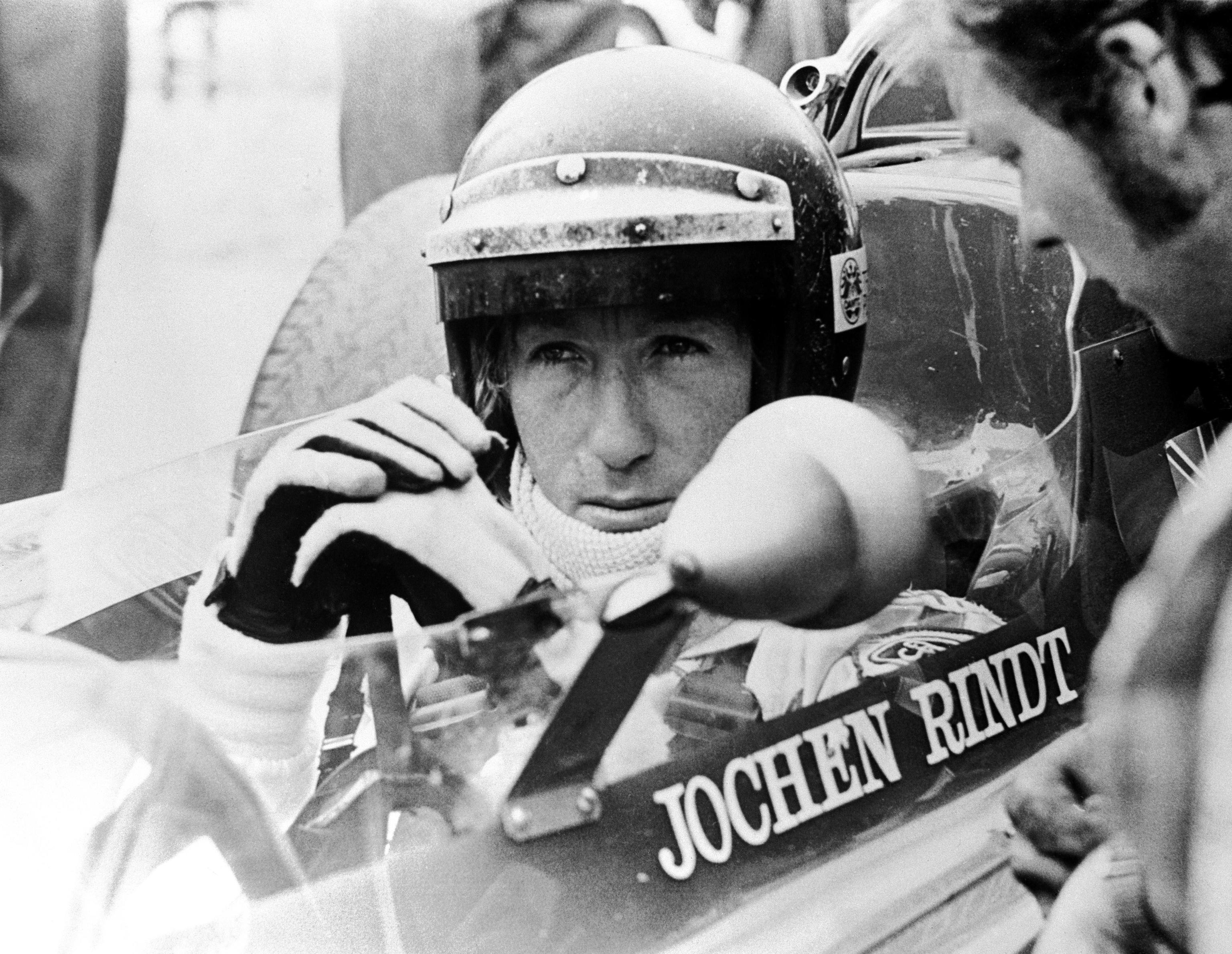 Rindt, pocas horas antes de su muerte en Monza.
