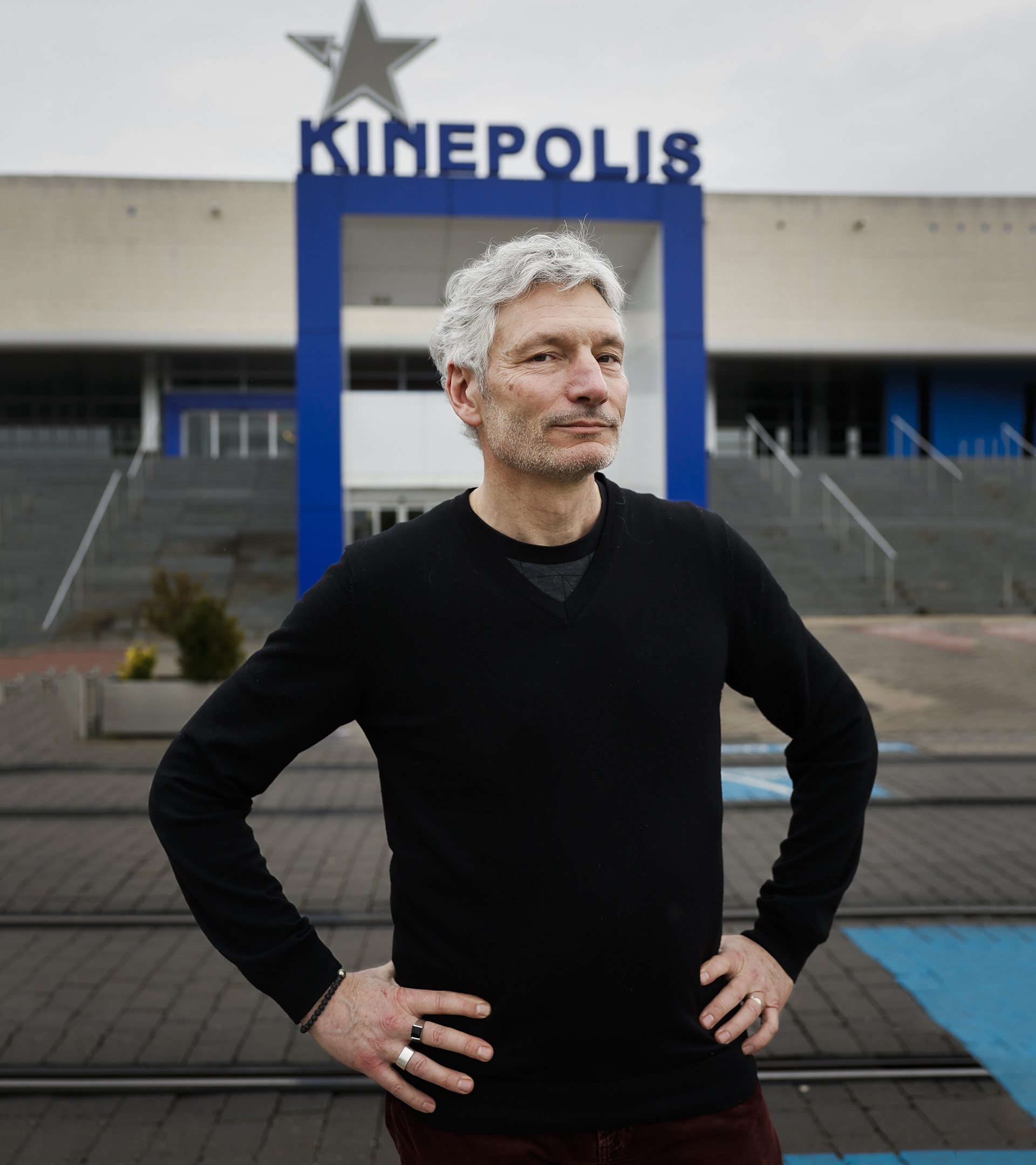 Eric Meyniel, director comercial global de Kinpolis, en los cines de Pozuelo.