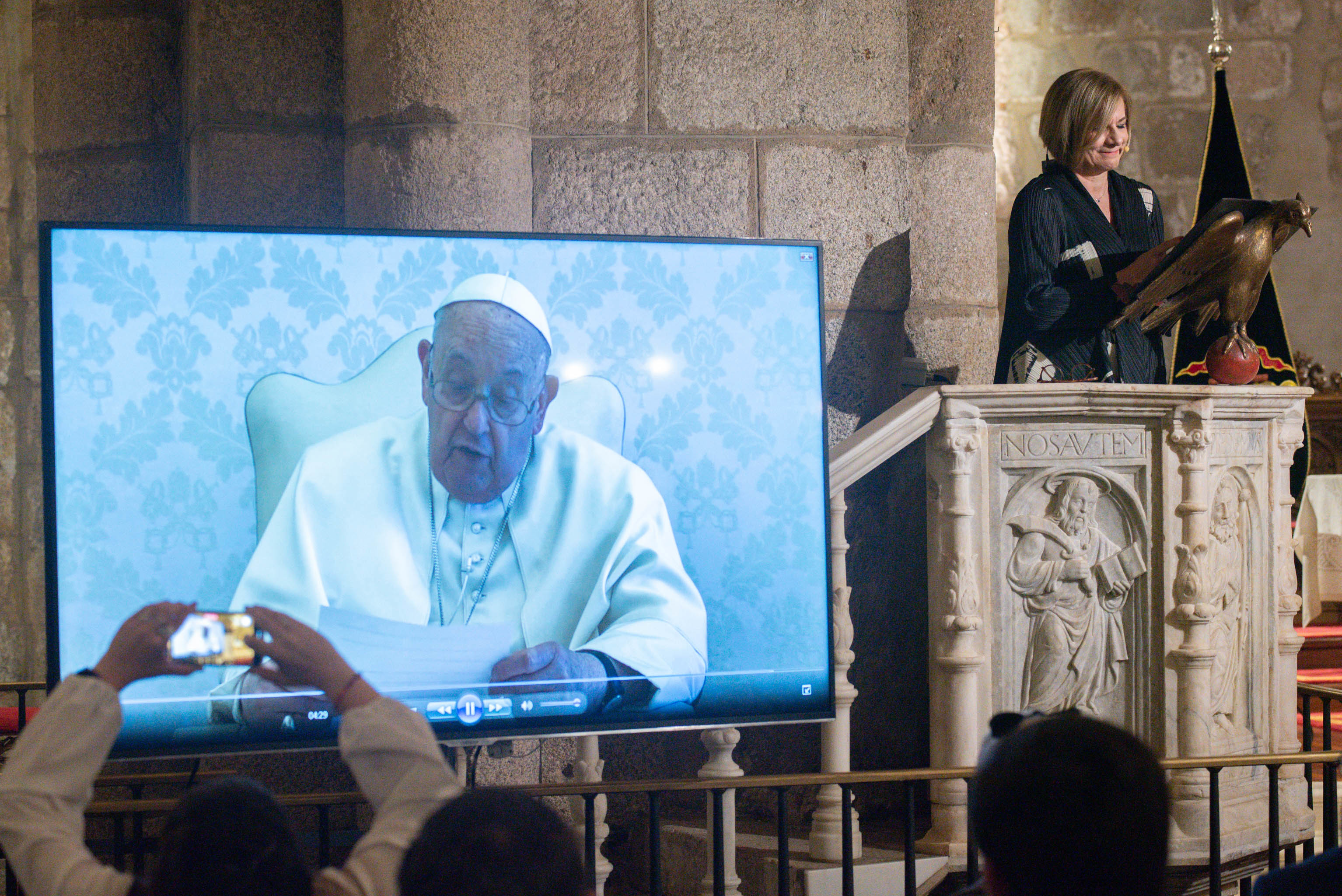 El Papa Francisco durante el Pregn de Semana Santa de Mrida.