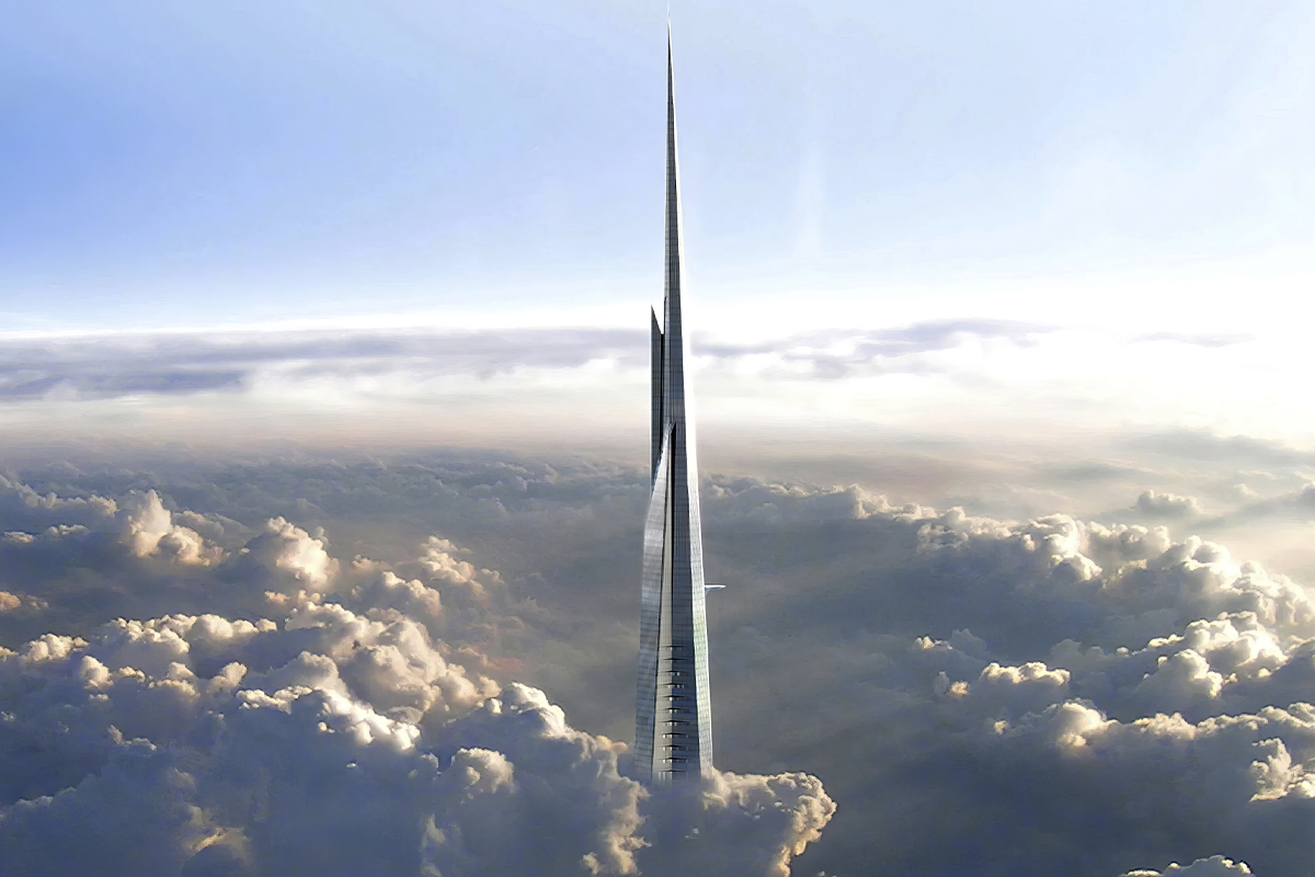 Una imagen digital de la Yeddah Tower.