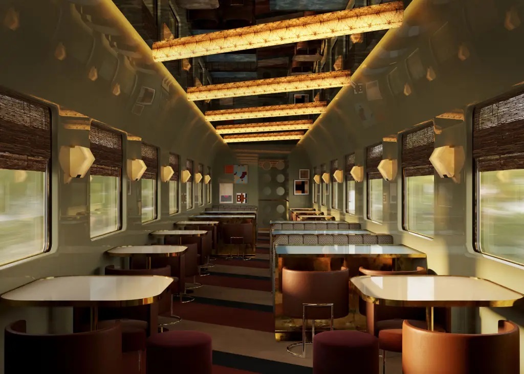Restaurante del ltimo 'retoo' de Orient Express.