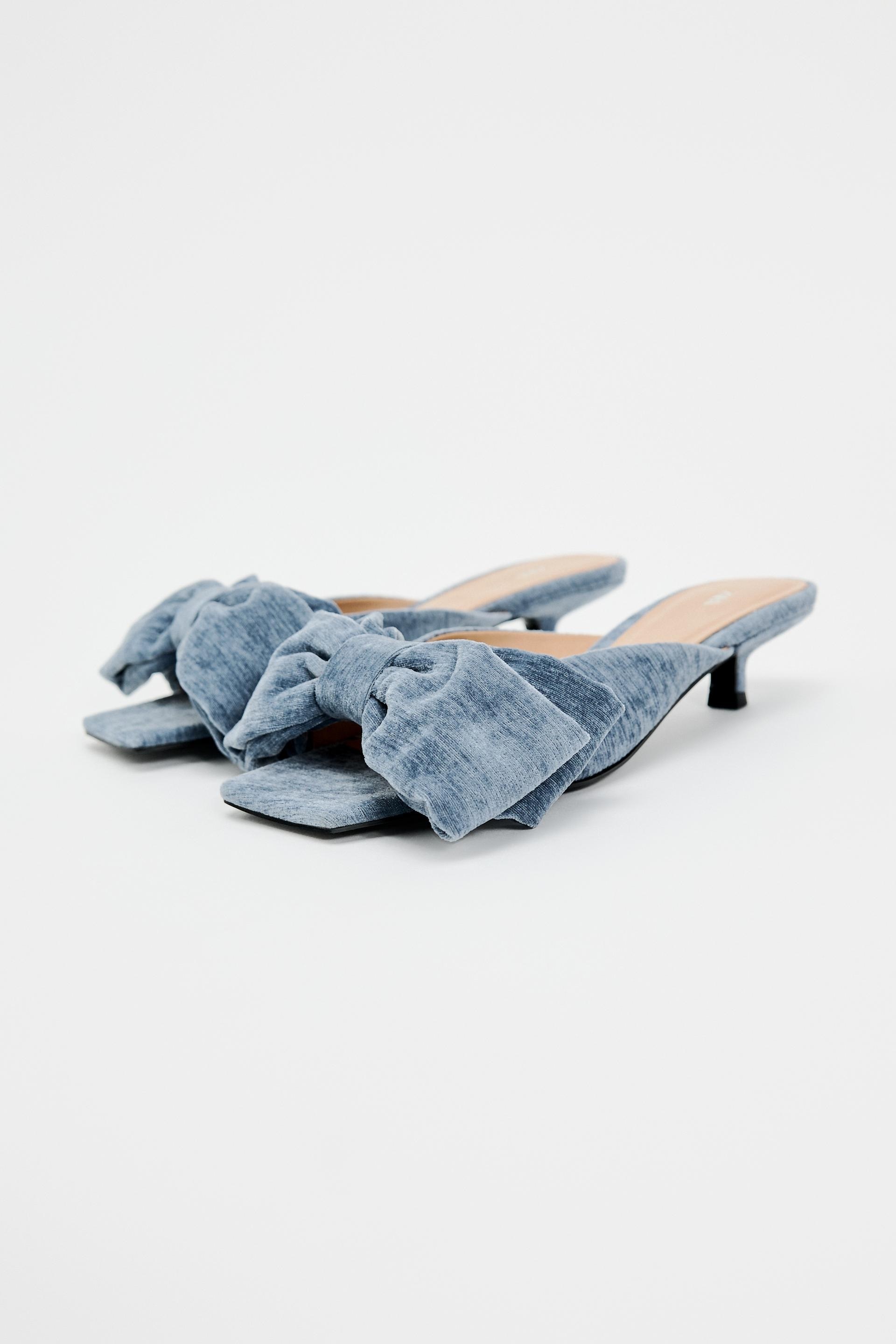 El tacn en tendencia: los zapatos kitten heel de terciopelo ms bonitos de Zara