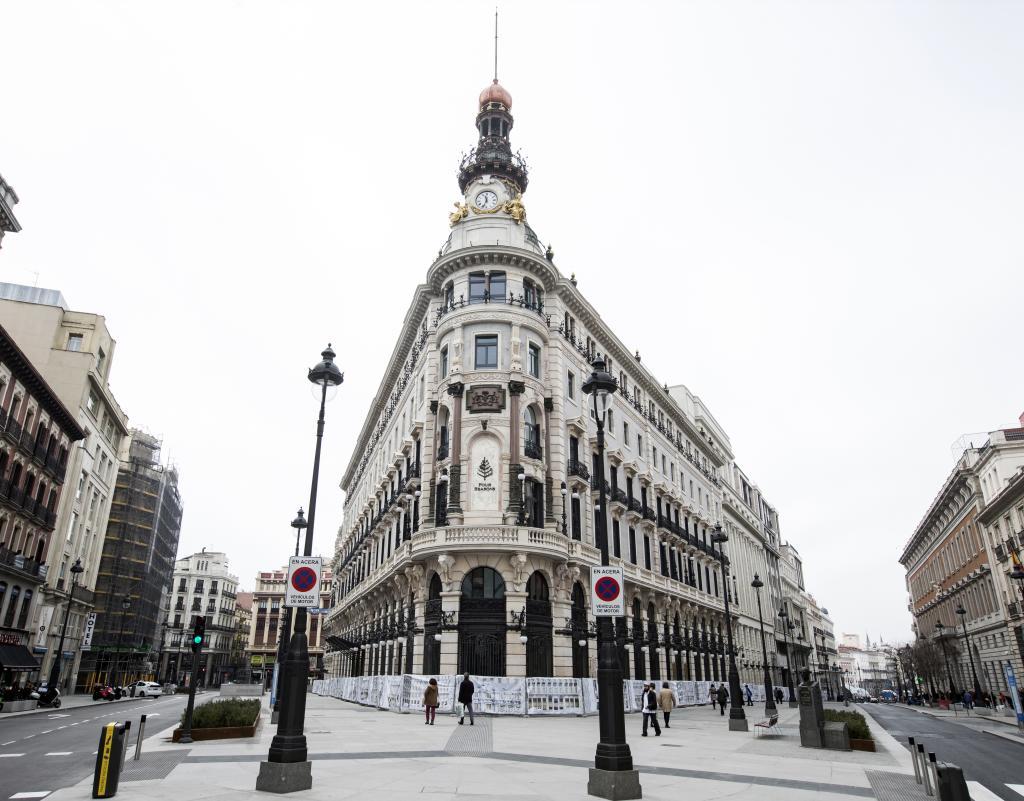 El complejo Canalejas, que alberga el lujoso hotel Four Seasons, en el centro de Madrid.