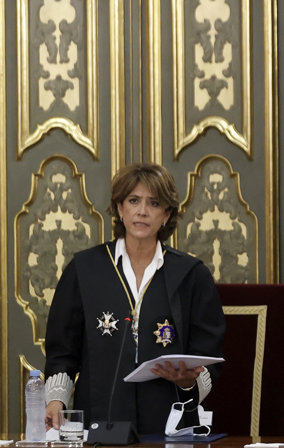 La ex ministra y ex fiscal general del Estado Dolores Delgado, en un acto en 2021.