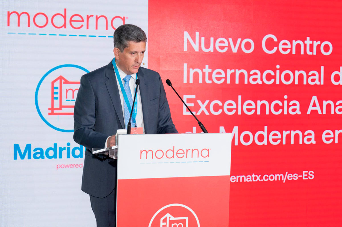 Juan Carlos Gil, director general de Moderna para Espaa y Portugal.