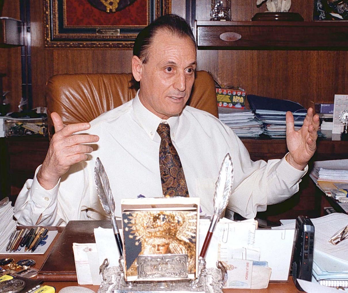 Manuel Ruiz de Lopera, en su despacho.