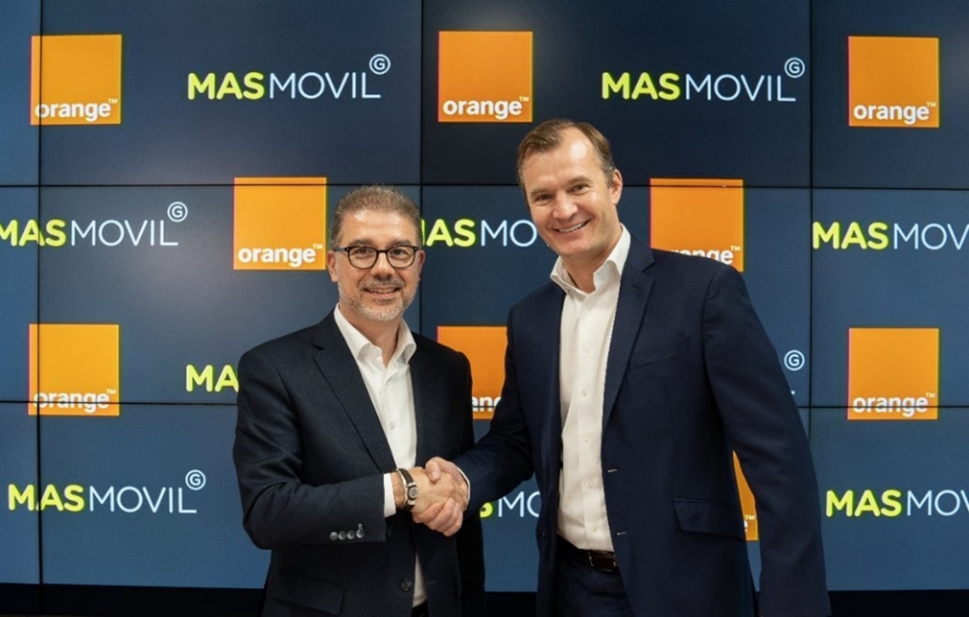 Ludovic Pech, hasta ahora CEO de Orange Espaa, y Meinrad Spenger, CEO de MsMvil y la 'joint venture'