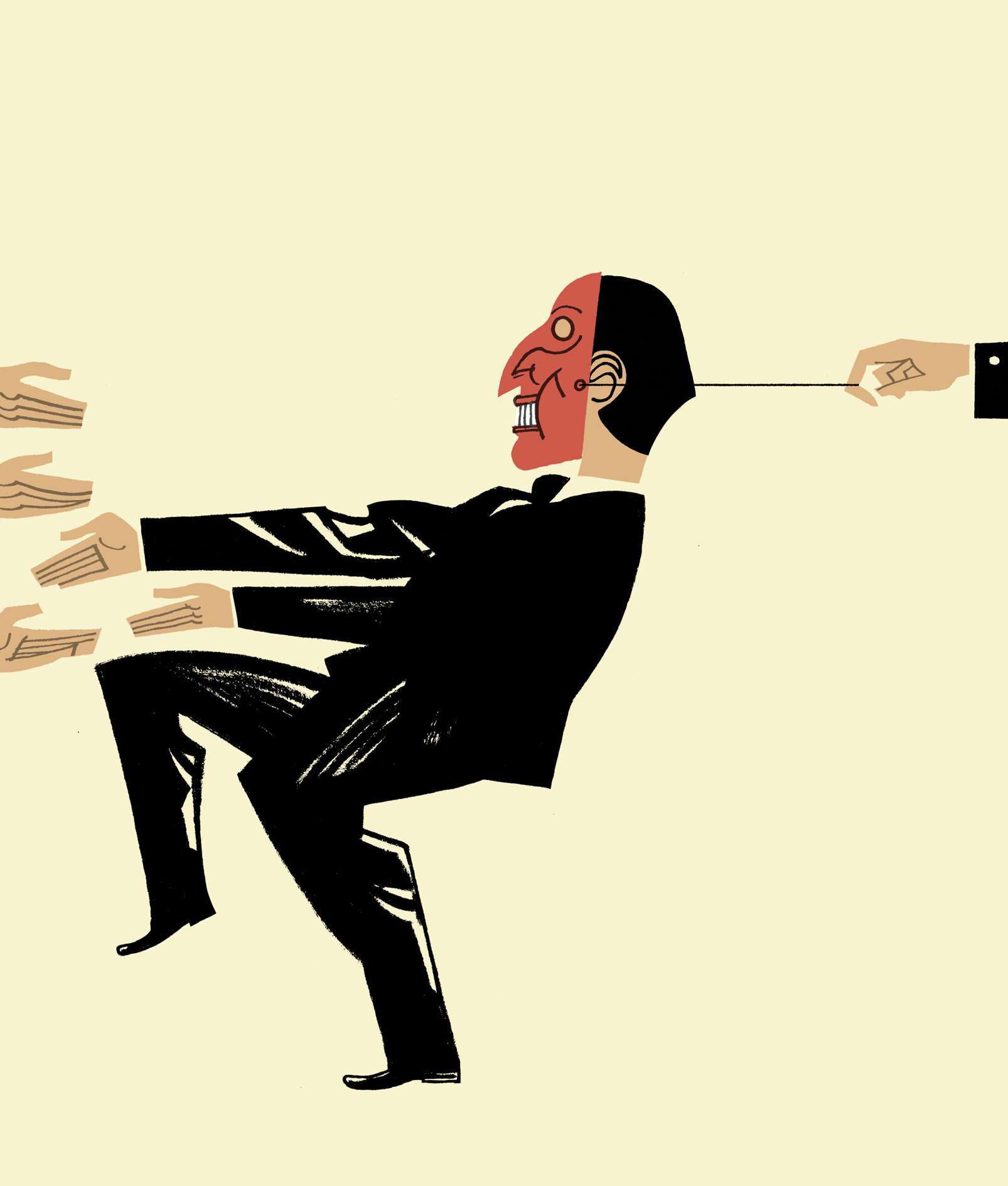 El siniestro disfraz de un sin escrúpulos