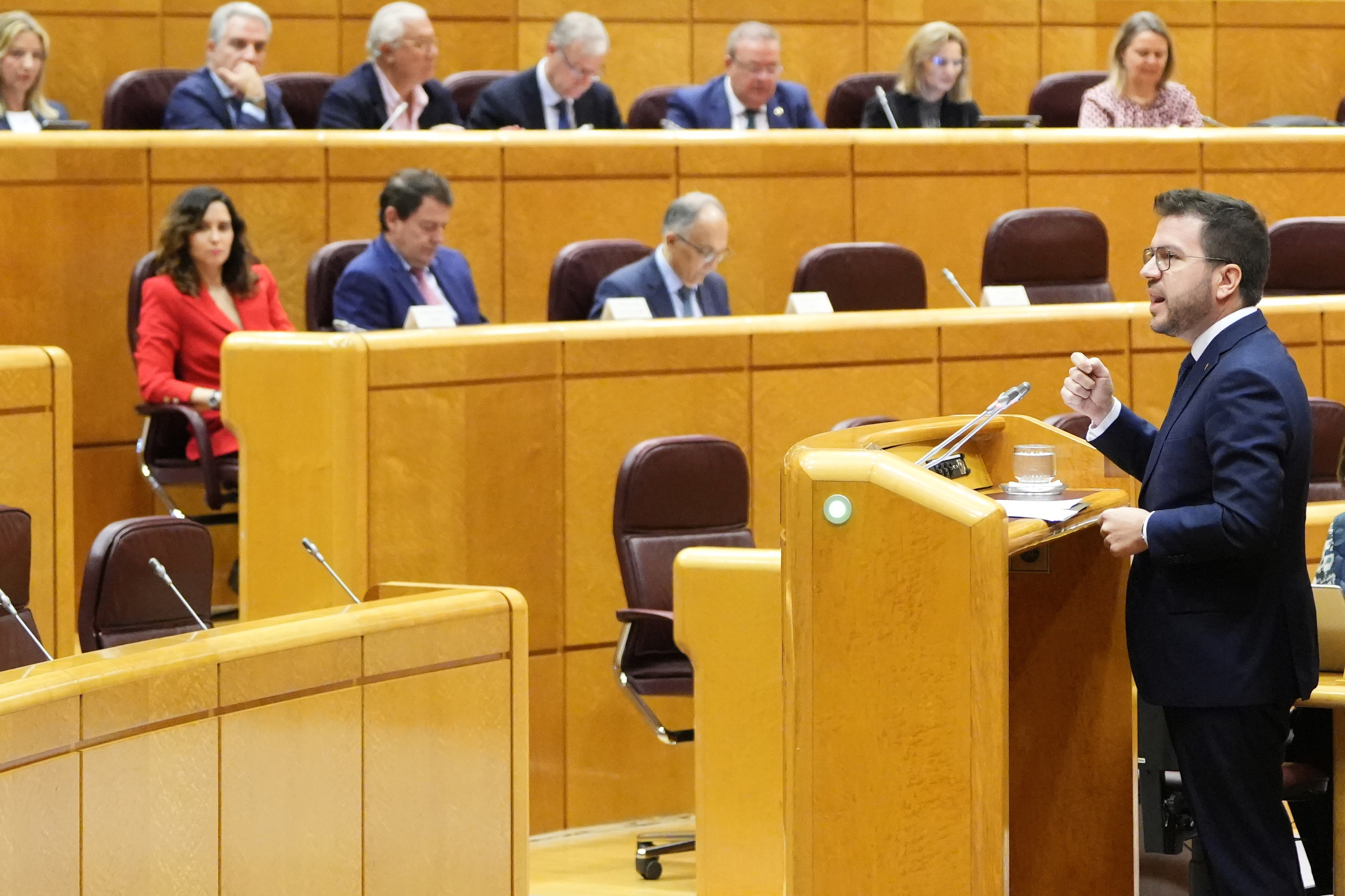 El presidente de la Generalitat, Pere Aragonès.