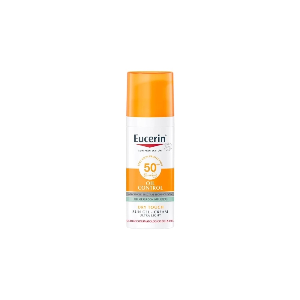 Cul es la mejor crema solar facial? Oil Control Dry Touch SPF50+ de Eucerin