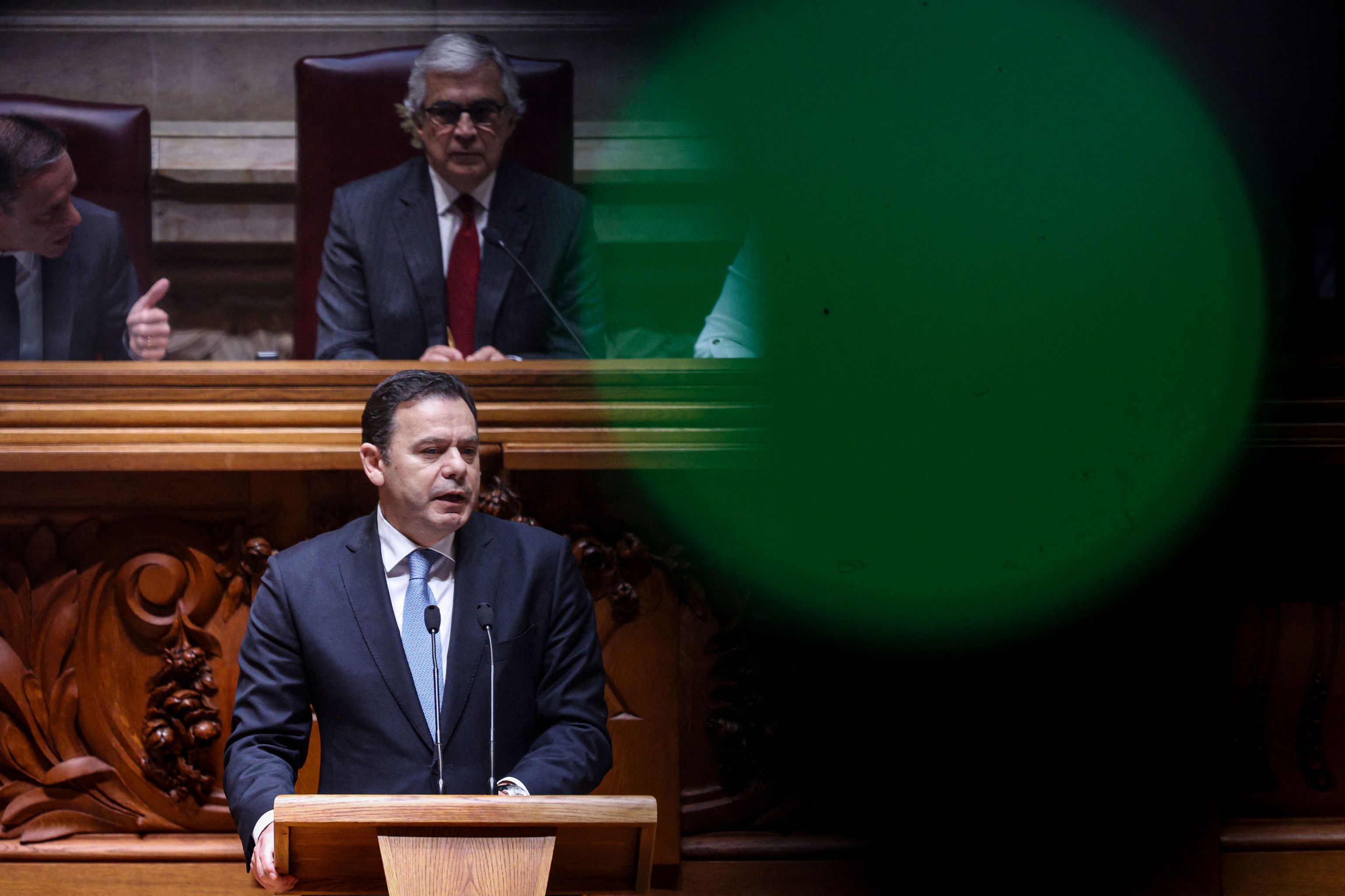 Lus Montenegro se dirige al Pleno de la Asamblea de la Repblica este jueves.