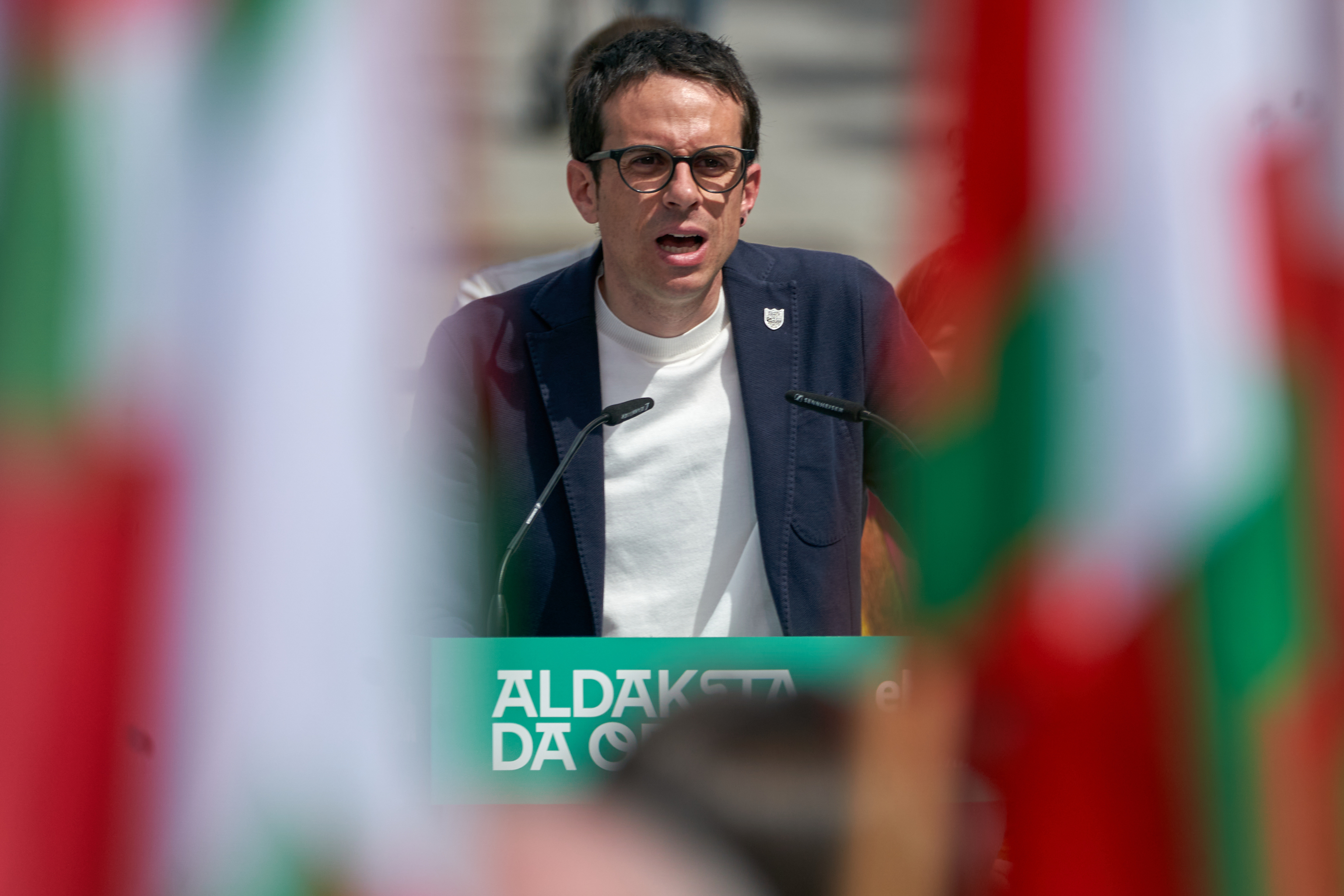El candidato de EH Bildu a lehendakari, Pello Otxandiano.