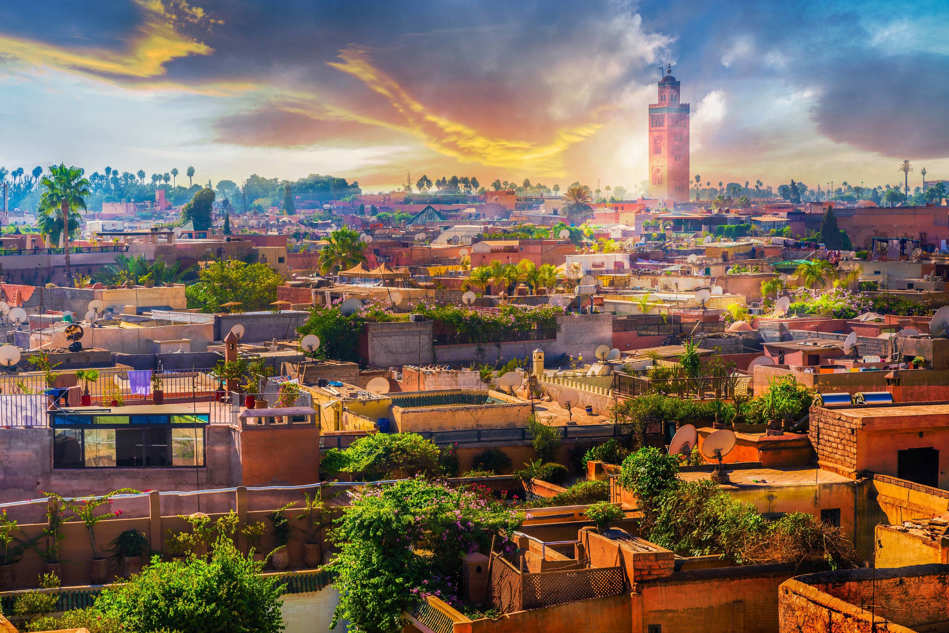 Vista de Marrakech.