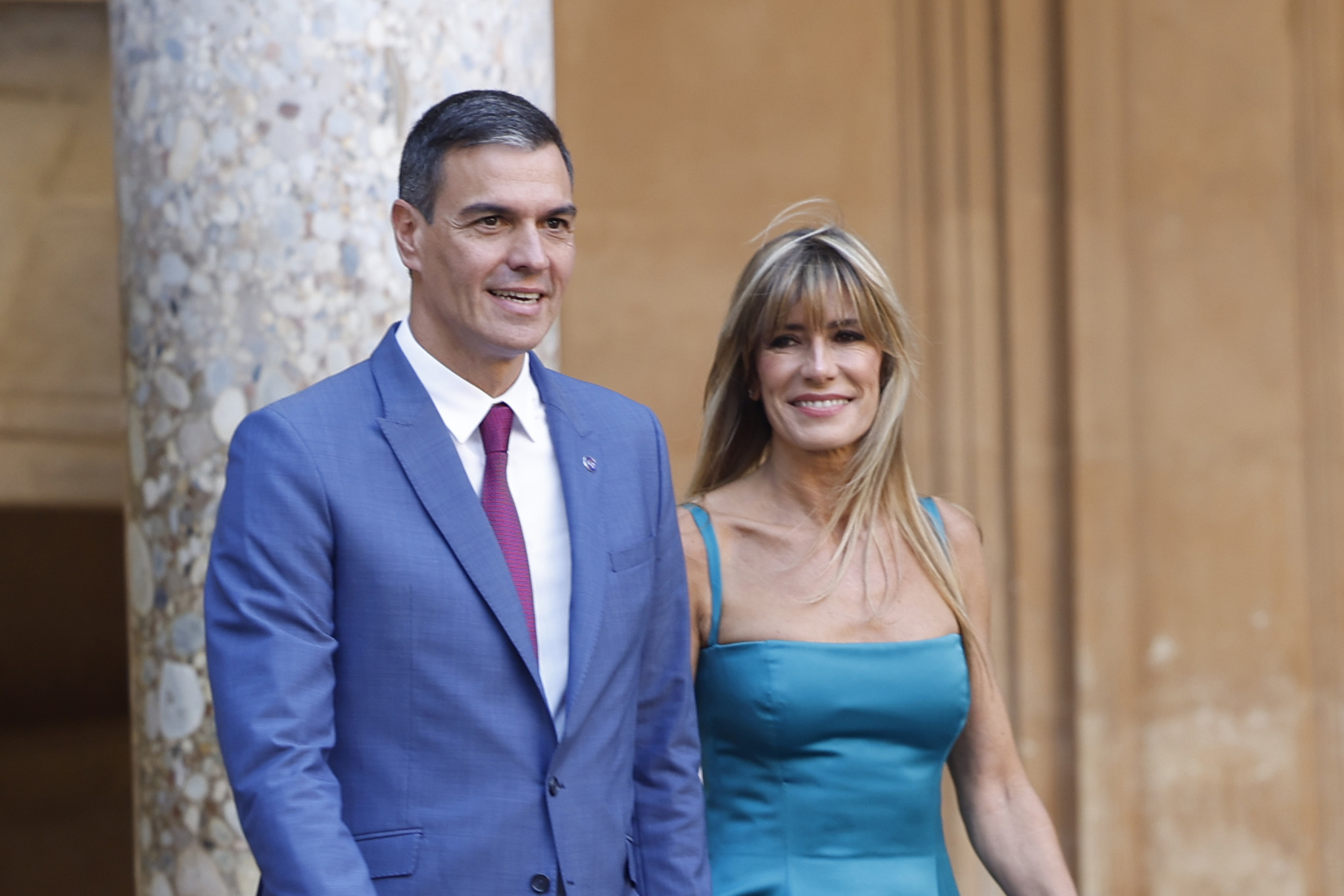 El presidente del Gobierno, Pedro Snchez, y su mujer, Begoa Gmez.