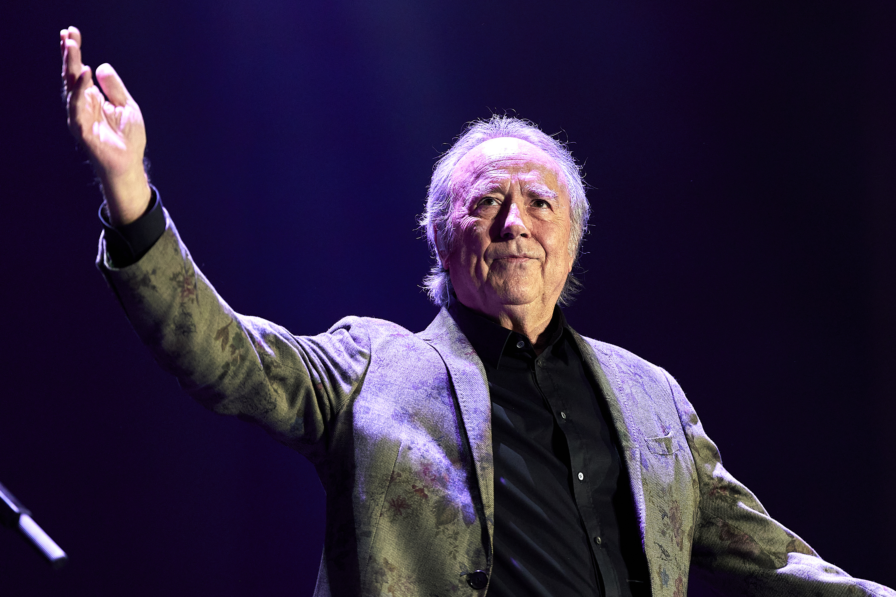 Joan Manuel Serrat, en su concierto de despedida, el 23 de diciembre de 2022 en Barcelona.