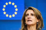 Teresa Ribera hará campaña de las europeas desde Moncloa y no asegura su renuncia hasta ser comisaria