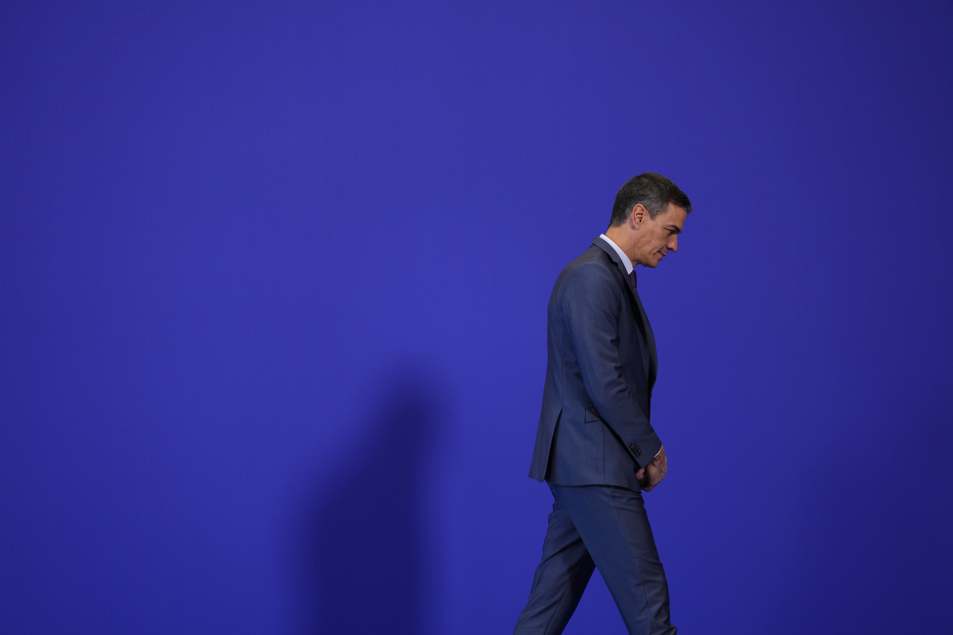 FILE - Spain's Prime Minister  lt;HIT gt;Pedro lt;/HIT gt;  lt;HIT gt;Sanchez lt;/HIT gt; walks at the Europe Summit in Granada, Spain, Oct. 6, 2023. Socialist Prime Minister  lt;HIT gt;Pedro lt;/HIT gt;  lt;HIT gt;Sanchez lt;/HIT gt; has left Spain in suspense on announcing he may step down because of what he called an "unprecedented" smear campaign against his wife.  lt;HIT gt;Sanchez lt;/HIT gt;, who has been in office since 2018, stunned all Wednesday April 24, 2024 by announcing that he was canceling all events until next week when he will unveil his future. (AP Photo/Manu Fernandez, File)